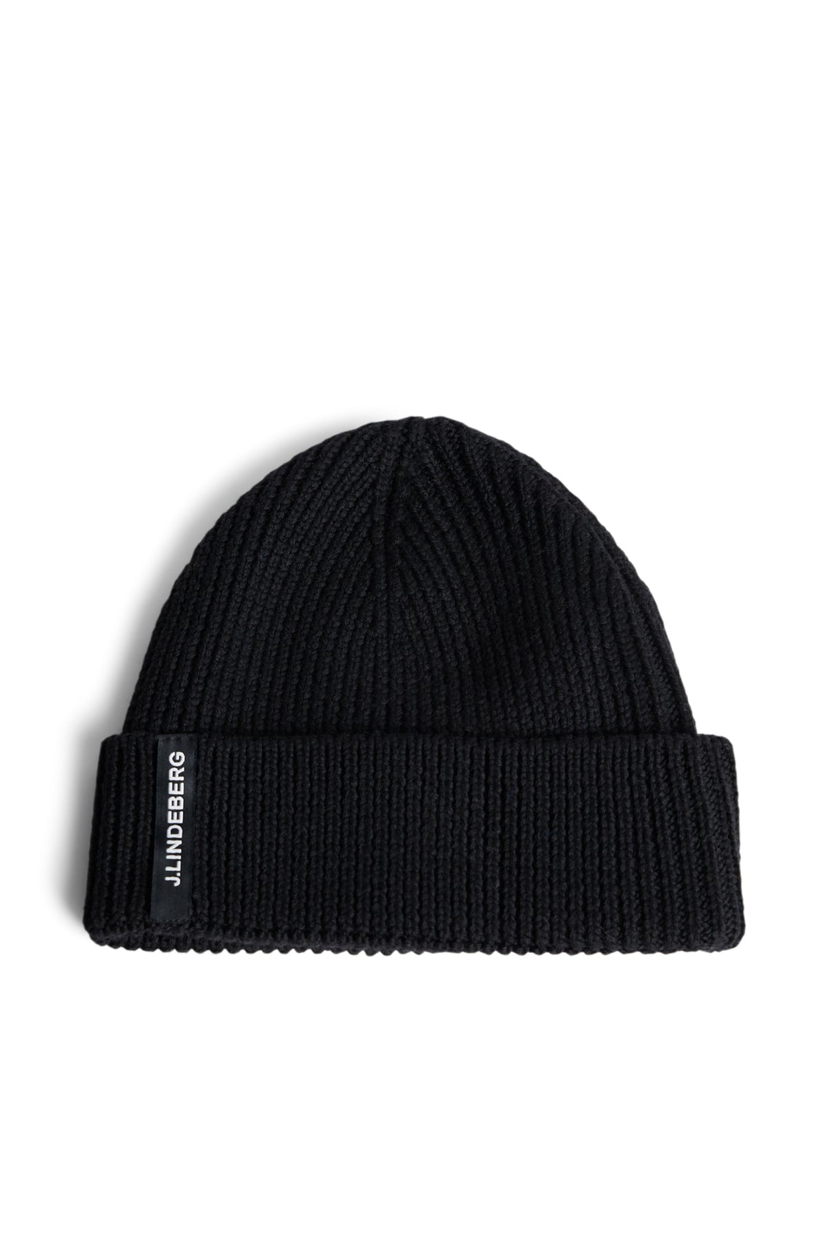 Juan Merino Beanie in Black by J.Lindeberg