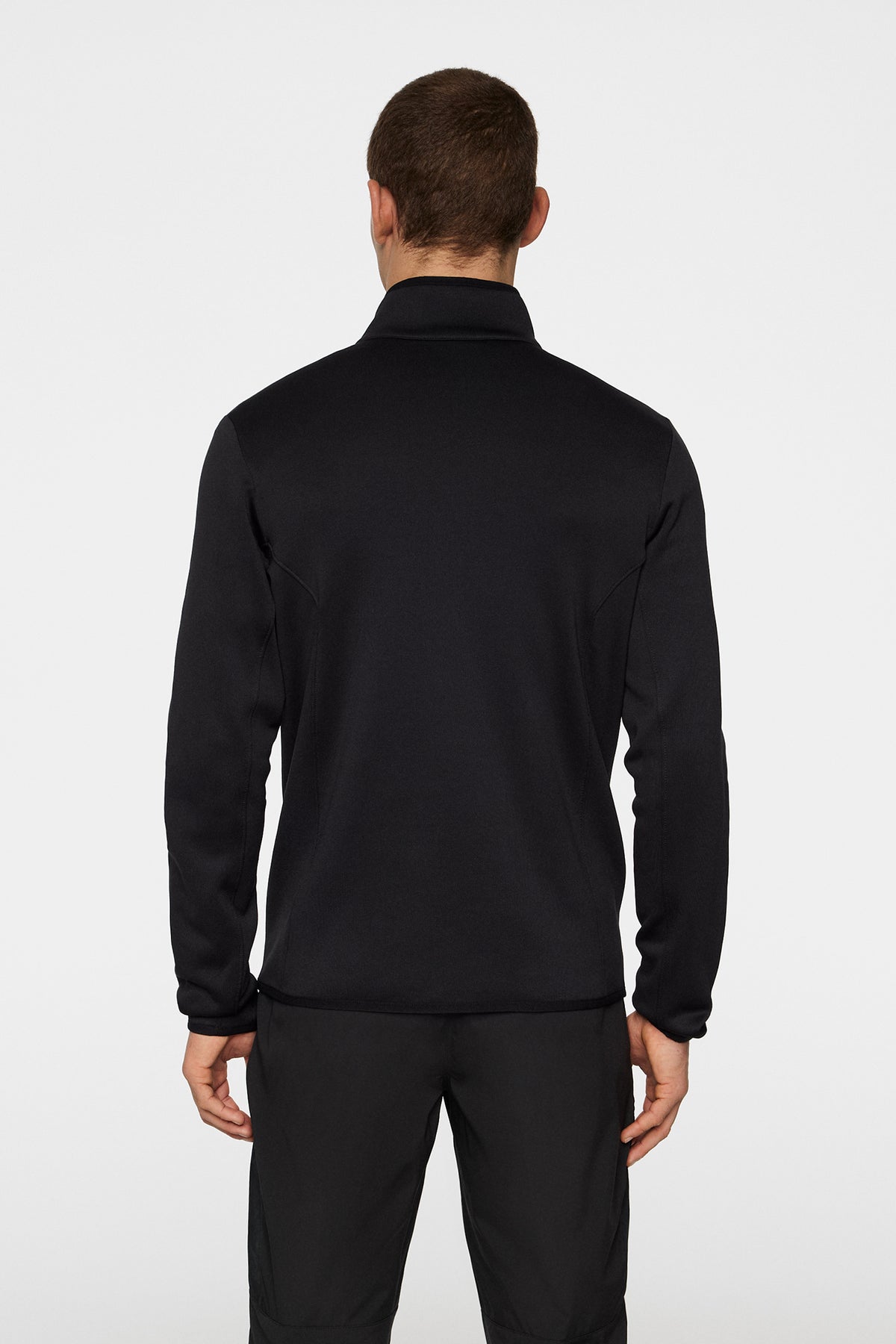 Santino Polartec Mid layer in Black by J.Lindeberg