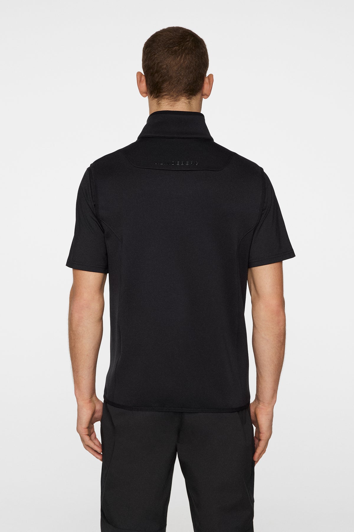 Santino Polartec Vest in Black by J.Lindeberg