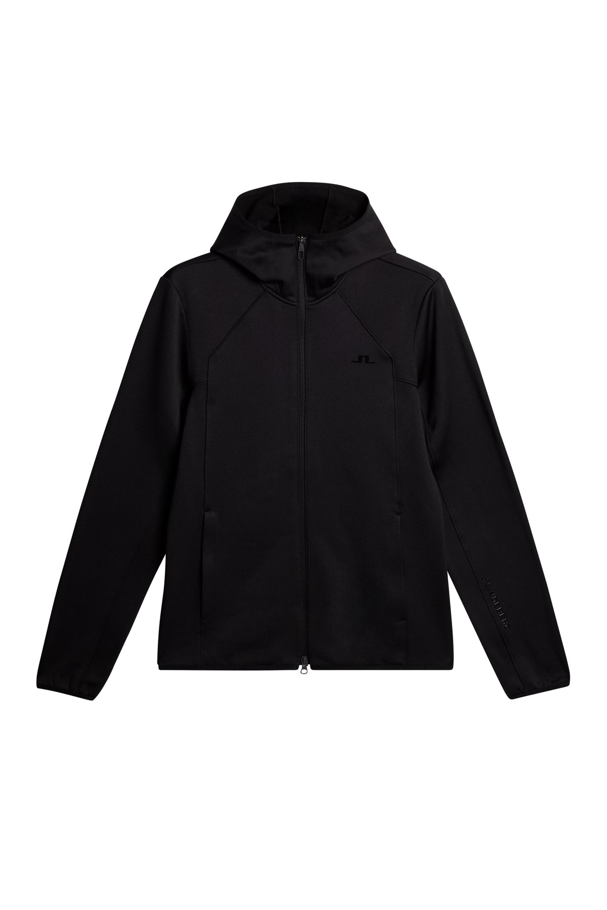 Santino Polartec Hood in Black by J.Lindeberg