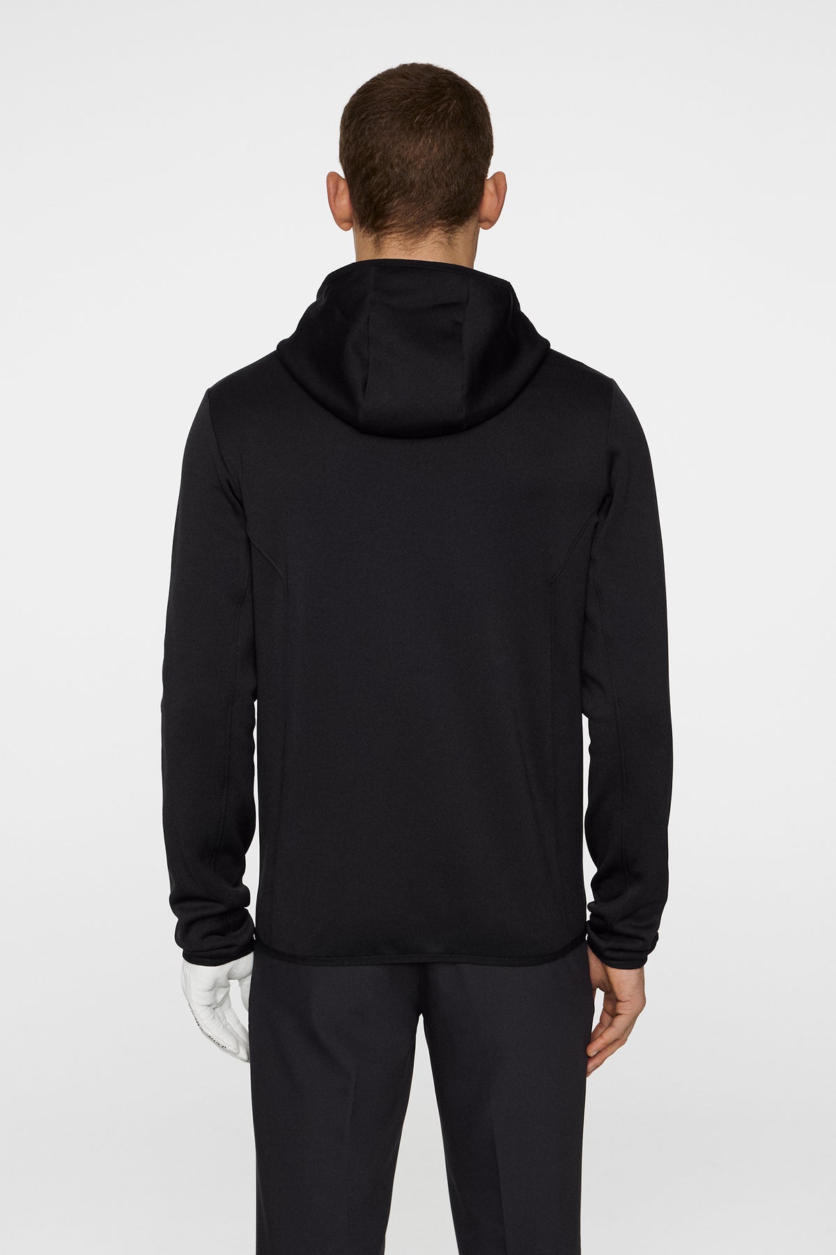 Santino Polartec Hood in Black by J.Lindeberg