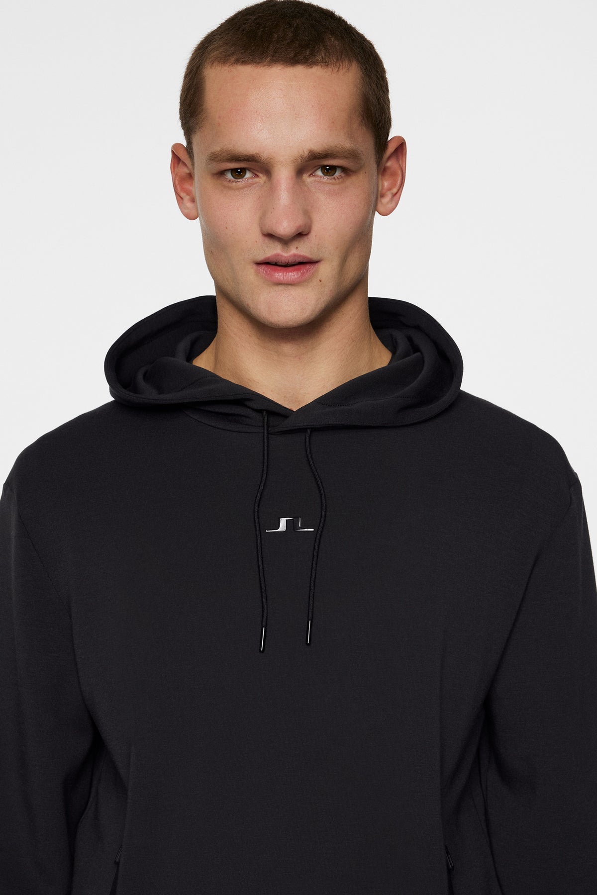Pine Hood in Black by J.Lindeberg