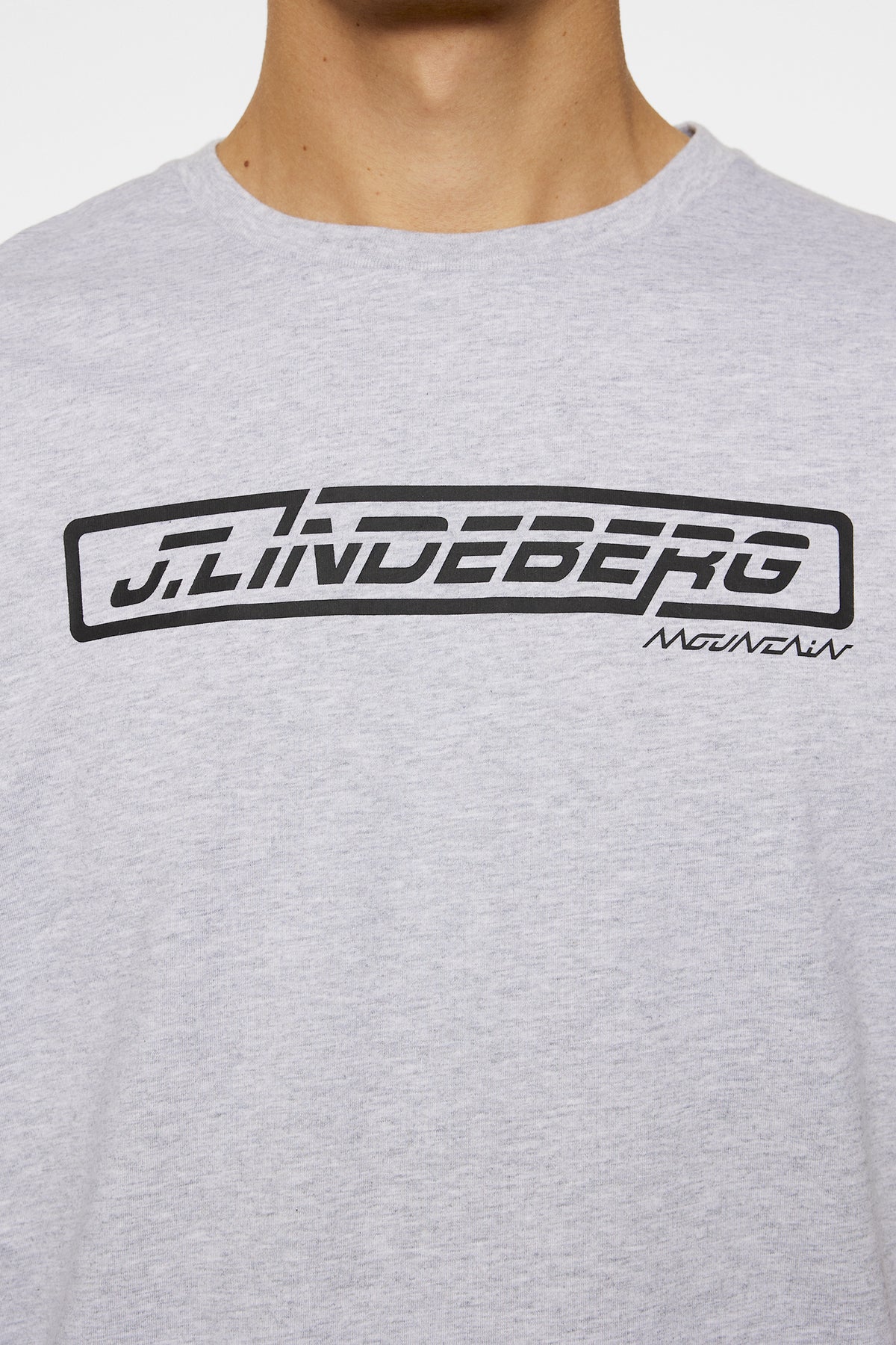Baldwin T-shirt in Light Grey Melange by J.Lindeberg