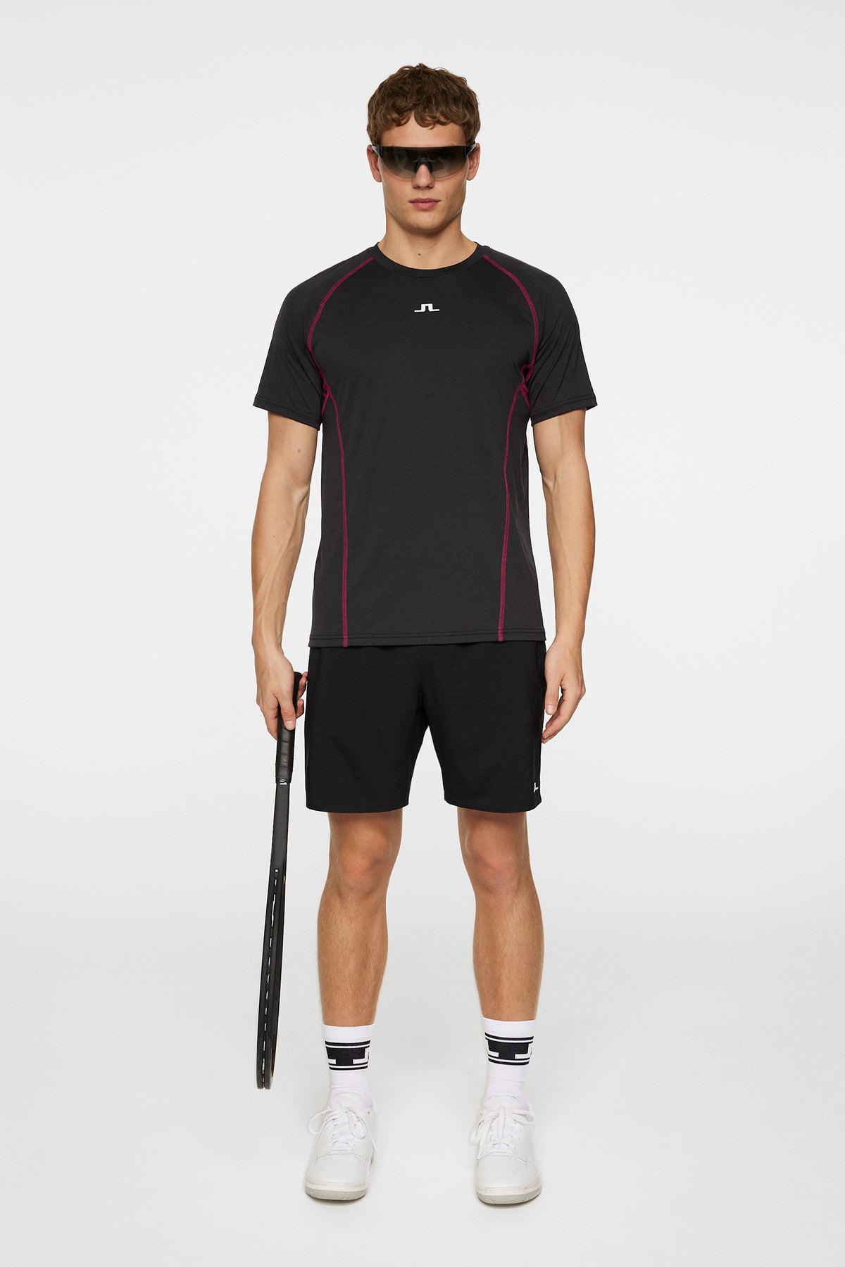 Alfonso Printed T-shirt in Black by J.Lindeberg