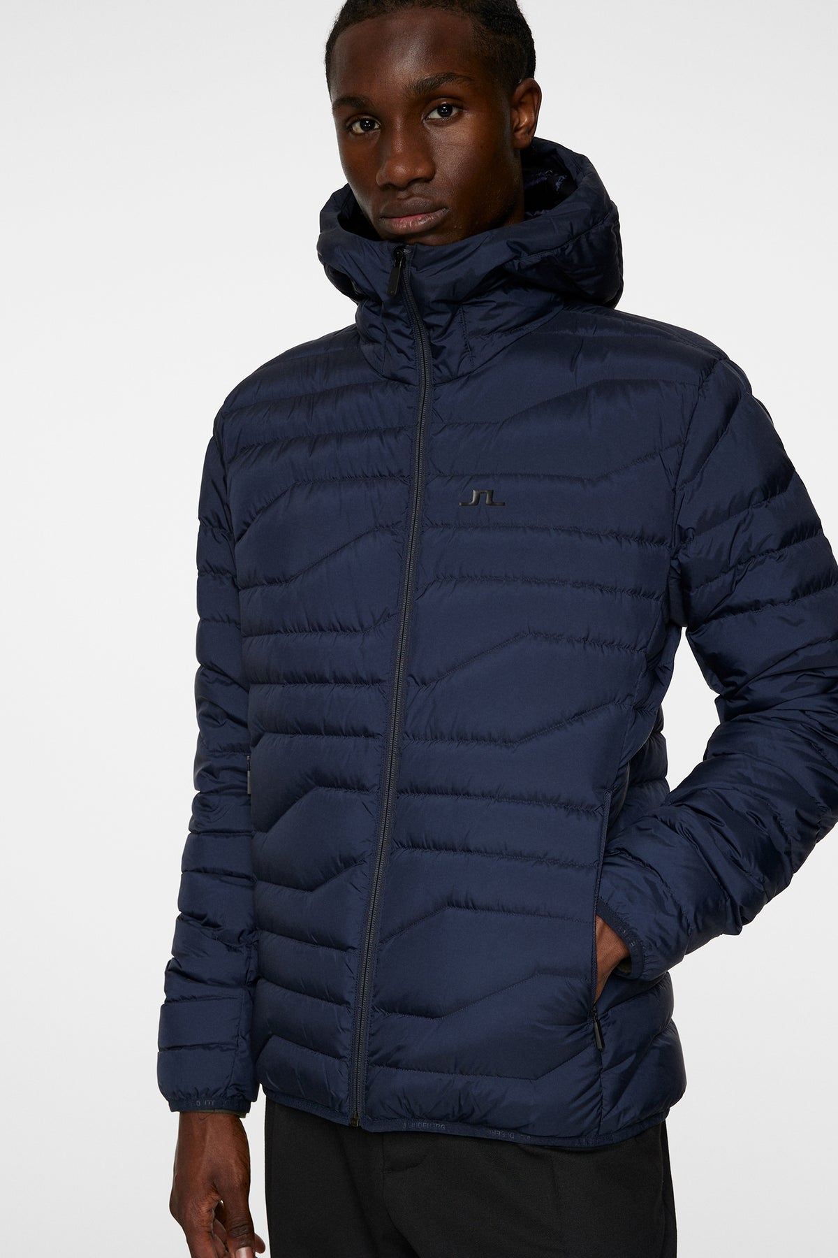 Cliff Light Down Hood in JL Navy by J.Lindeberg