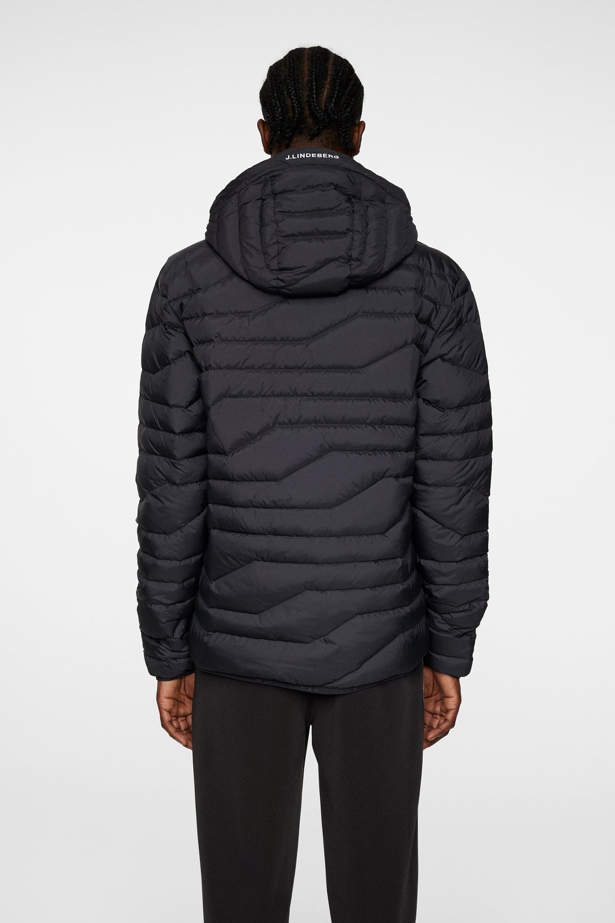 Cliff Light Down Hood in Black by J.Lindeberg