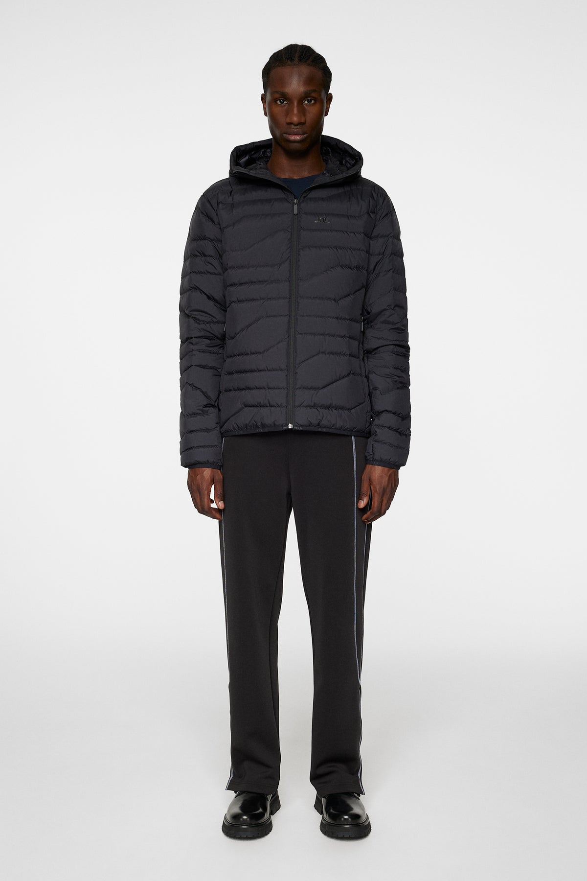 Cliff Light Down Hood in Black by J.Lindeberg