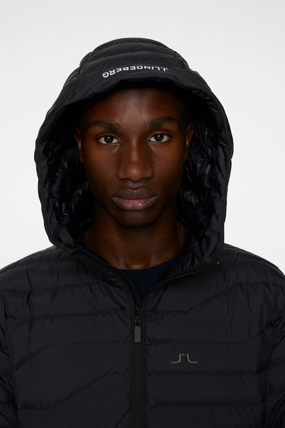 Cliff Light Down Hood in Black by J.Lindeberg