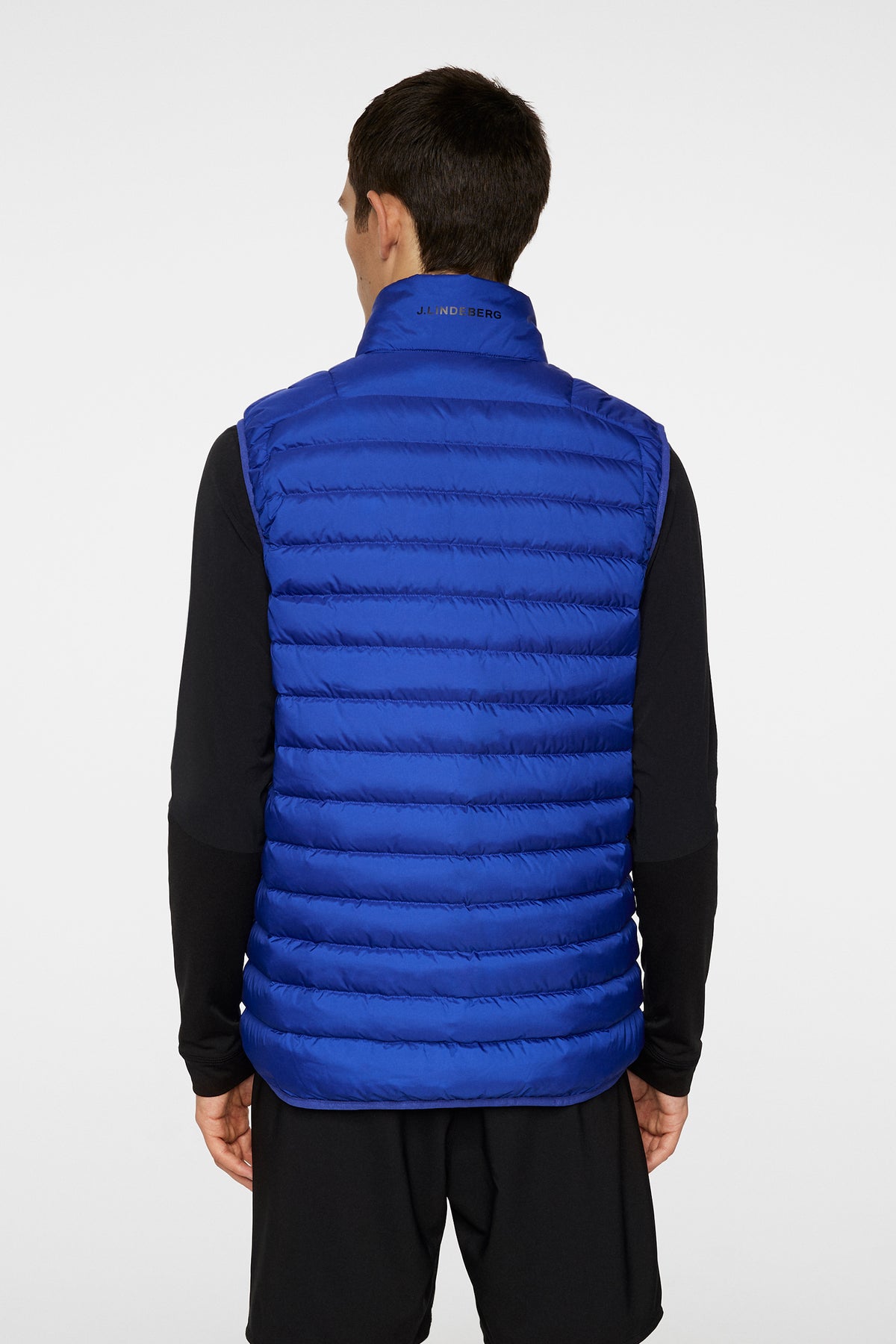 Oden Light Down Vest in Clematis Blue by J.Lindeberg