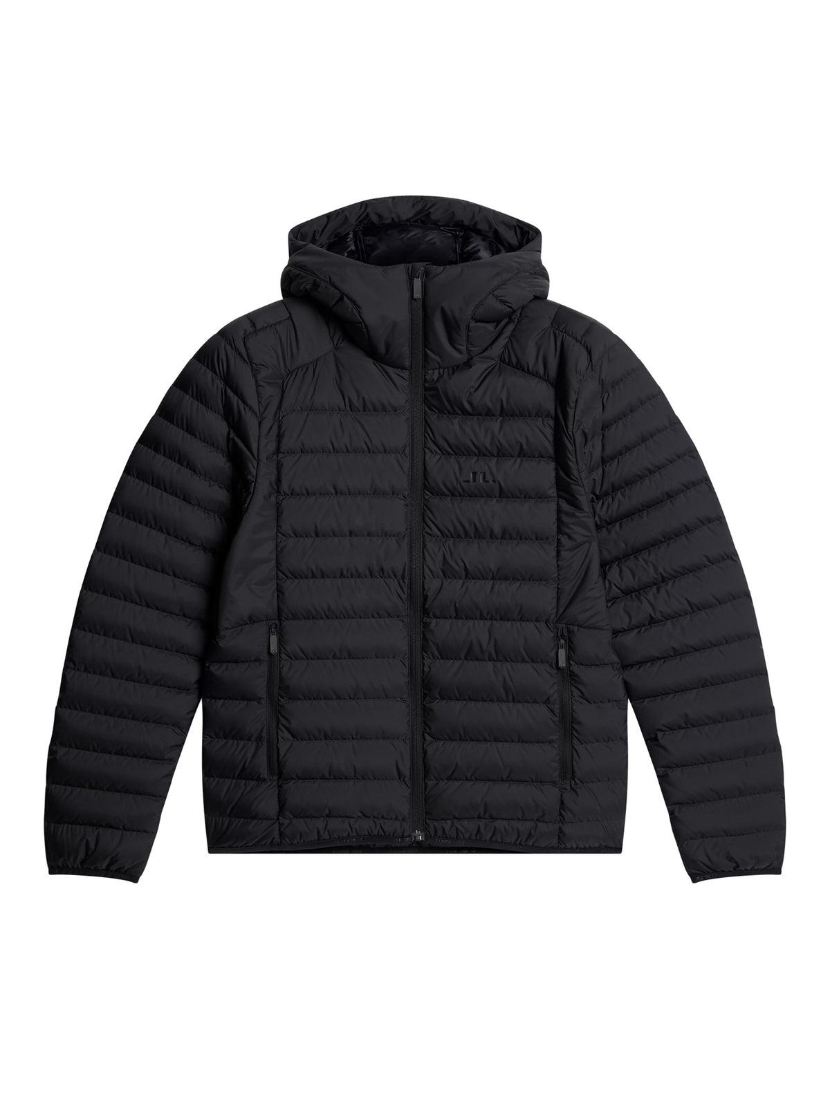 Oden Light Down Hood in Black by J.Lindeberg