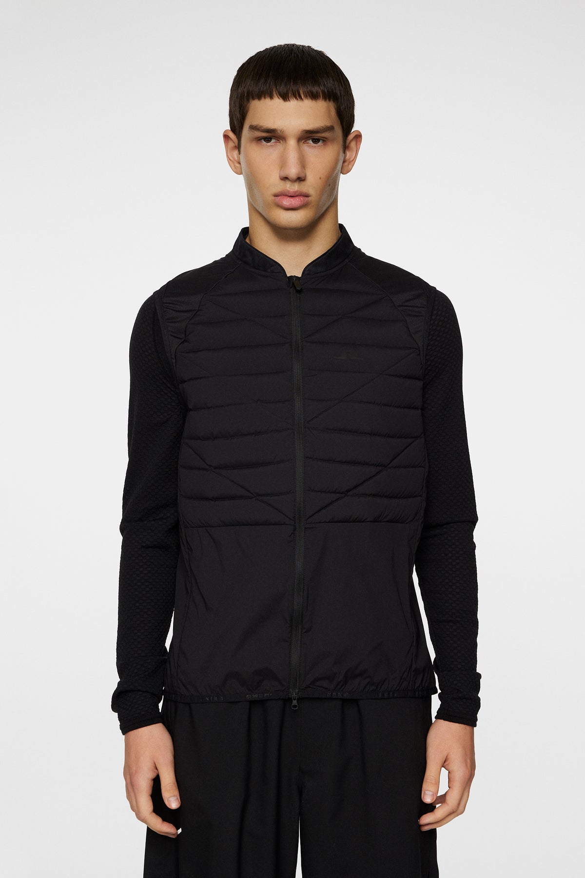 Juliano Pro Pack Vest in Black by J.Lindeberg