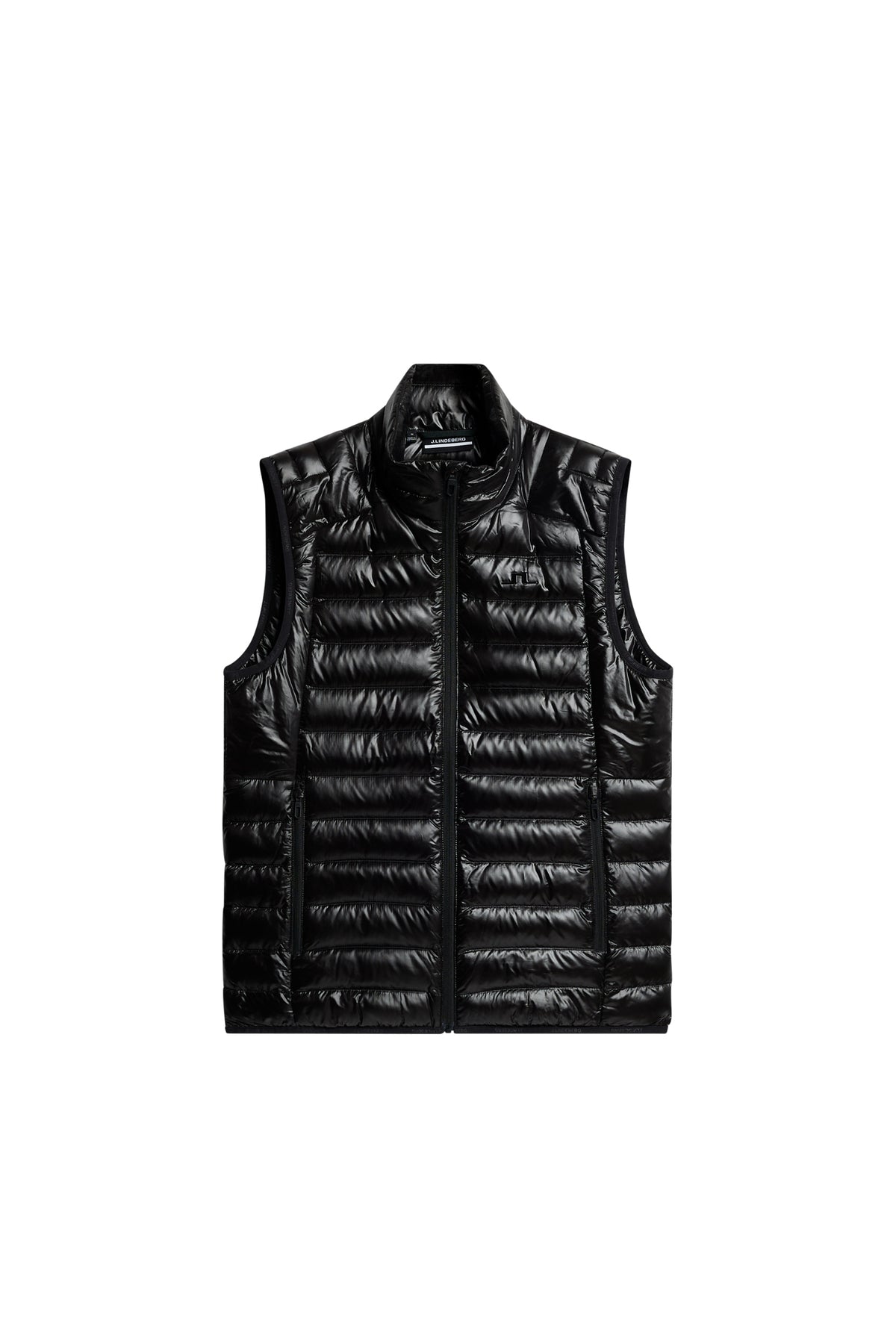 Oden Light Down Vest in Black by J.Lindeberg