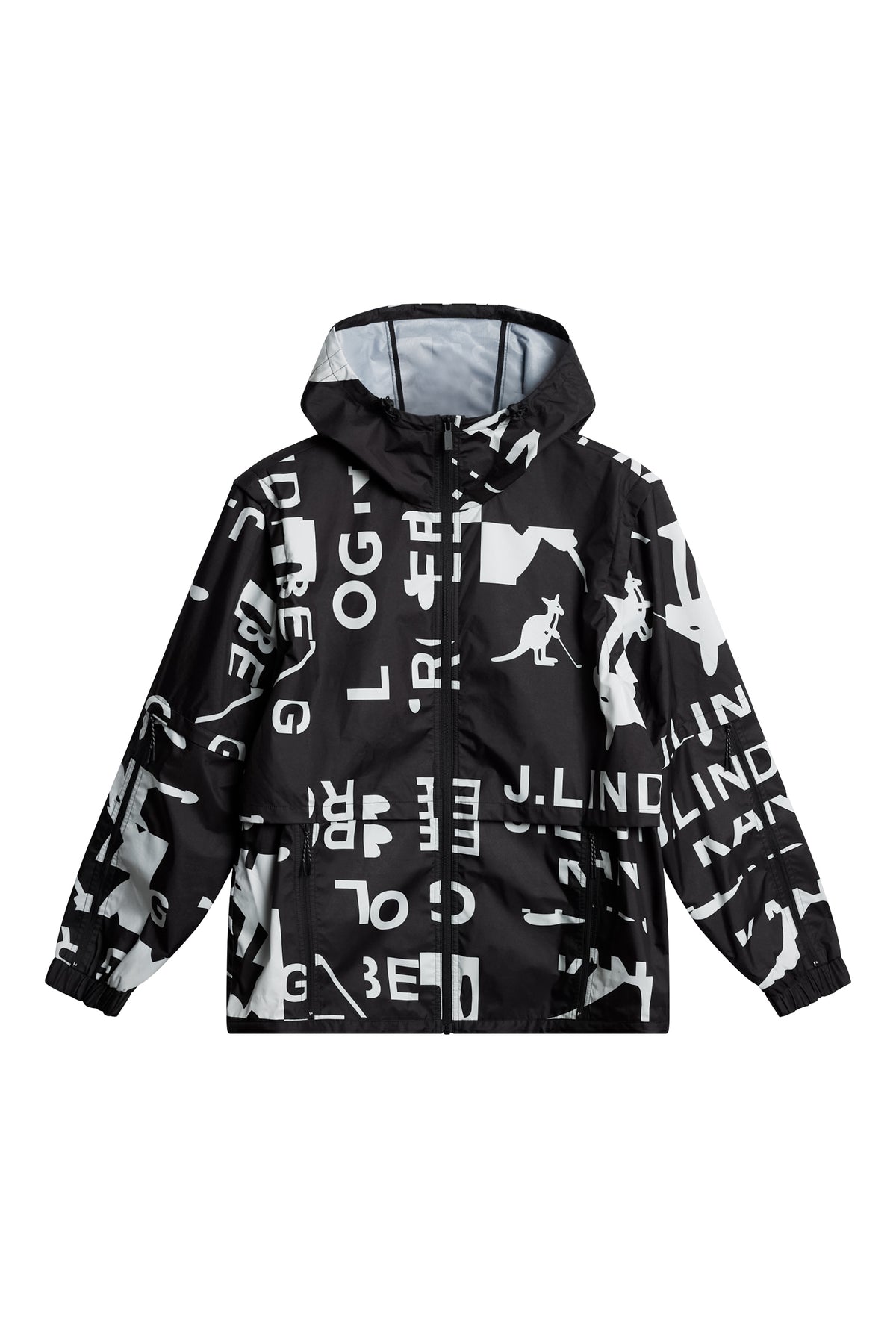 All Gear Outerwear in JL Kangol Black White L by J.Lindeberg