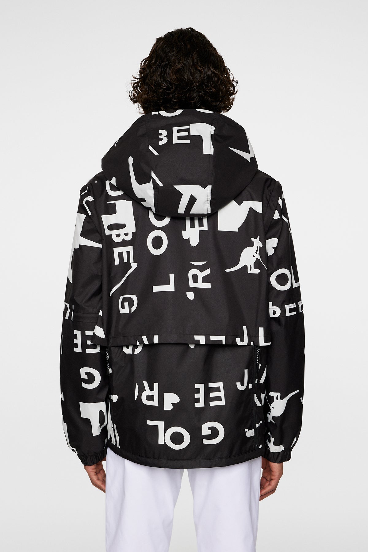All Gear Outerwear in JL Kangol Black White L by J.Lindeberg