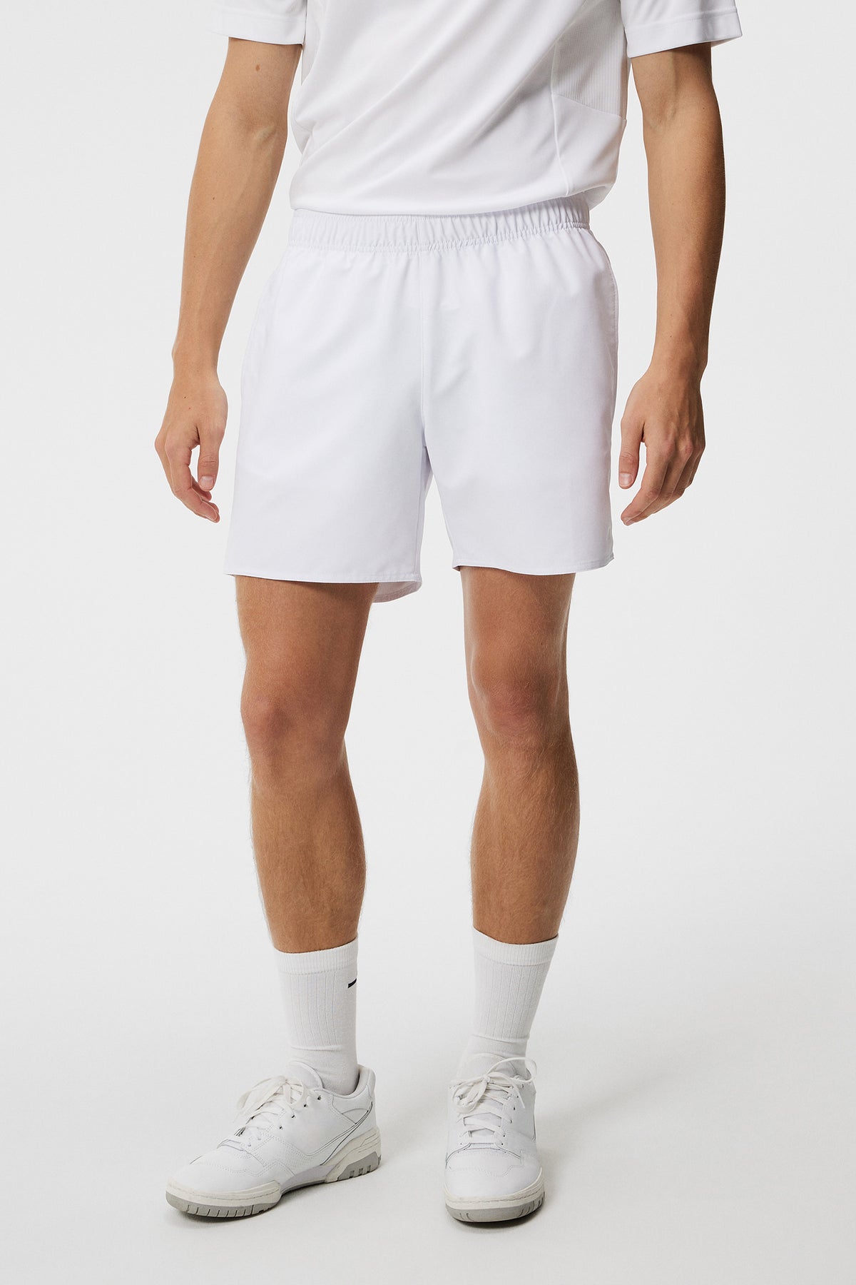 Preston Shorts in White by J.Lindeberg