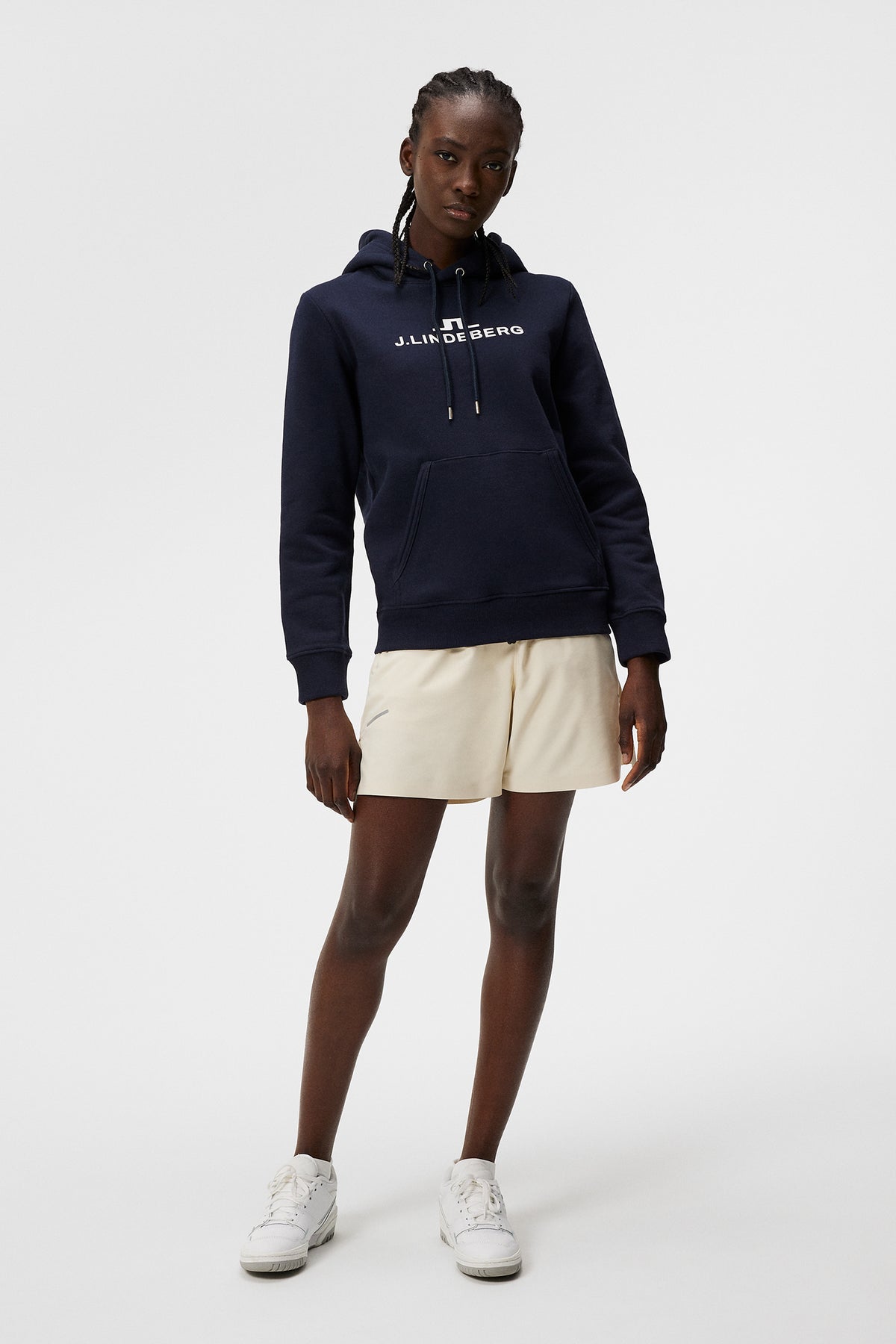 W Alpha Hood in JL Navy by J.Lindeberg