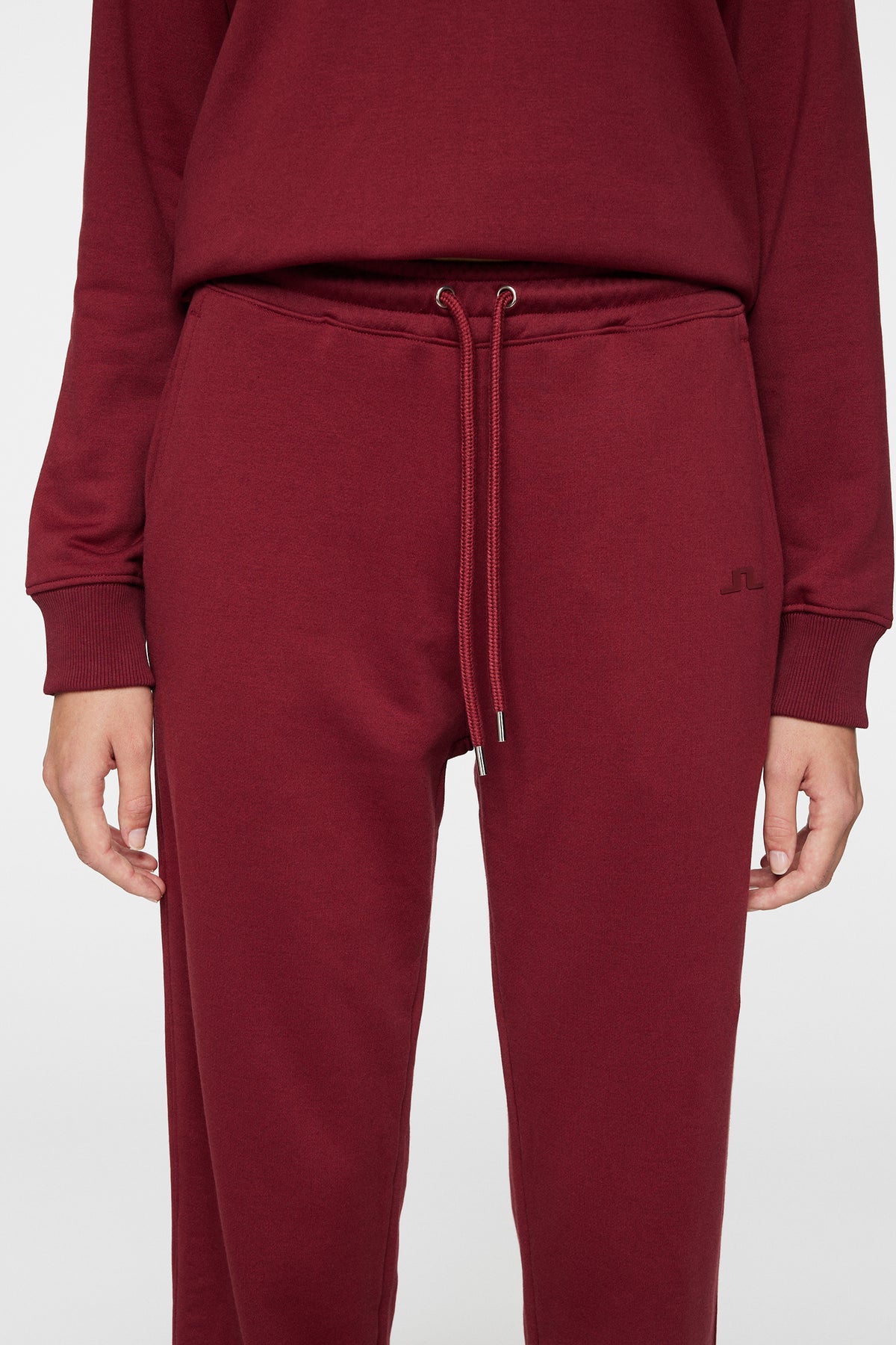 W Alpha Pant in Cabernet by J.Lindeberg