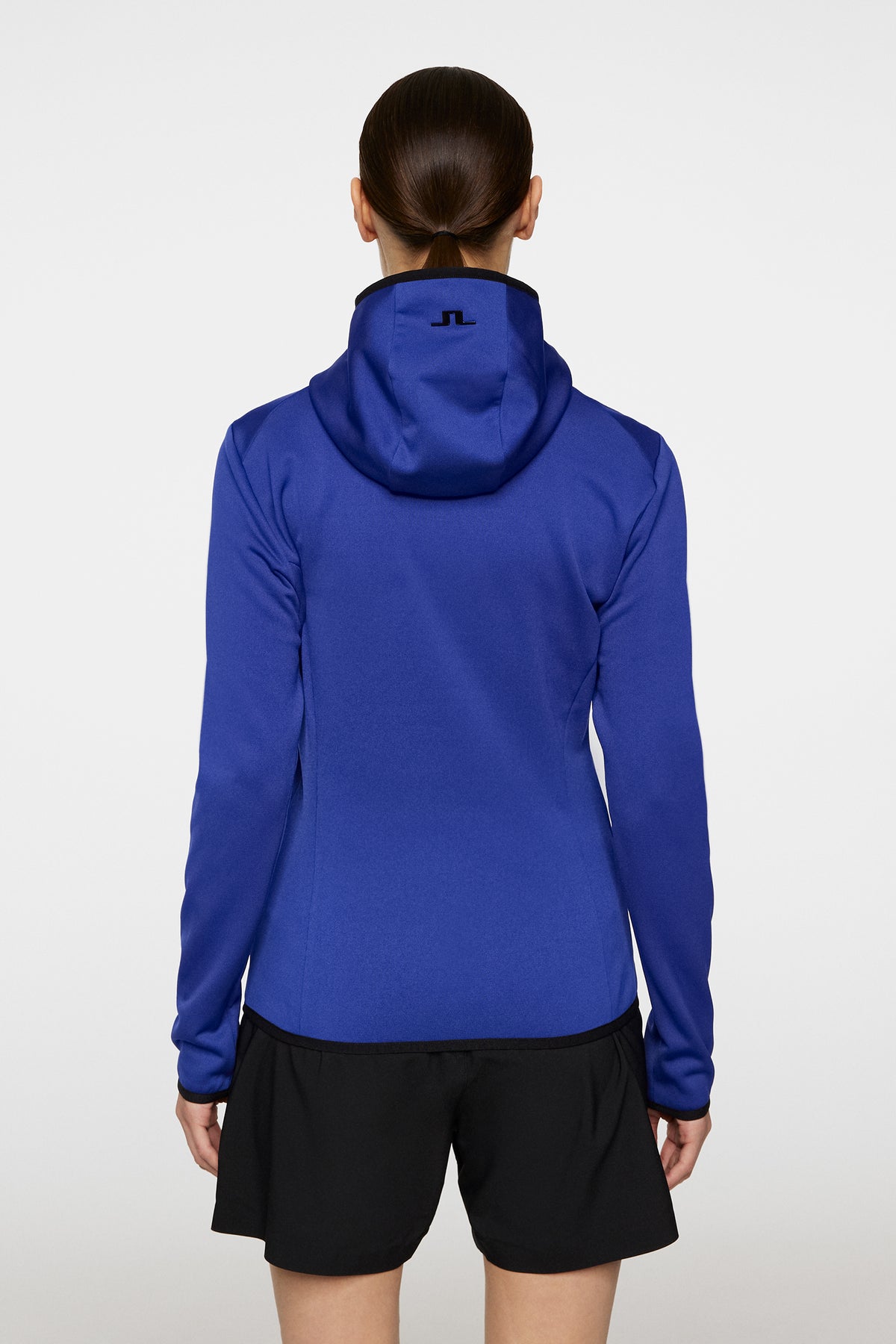 Milly Polartec Hood in Clematis Blue by J.Lindeberg