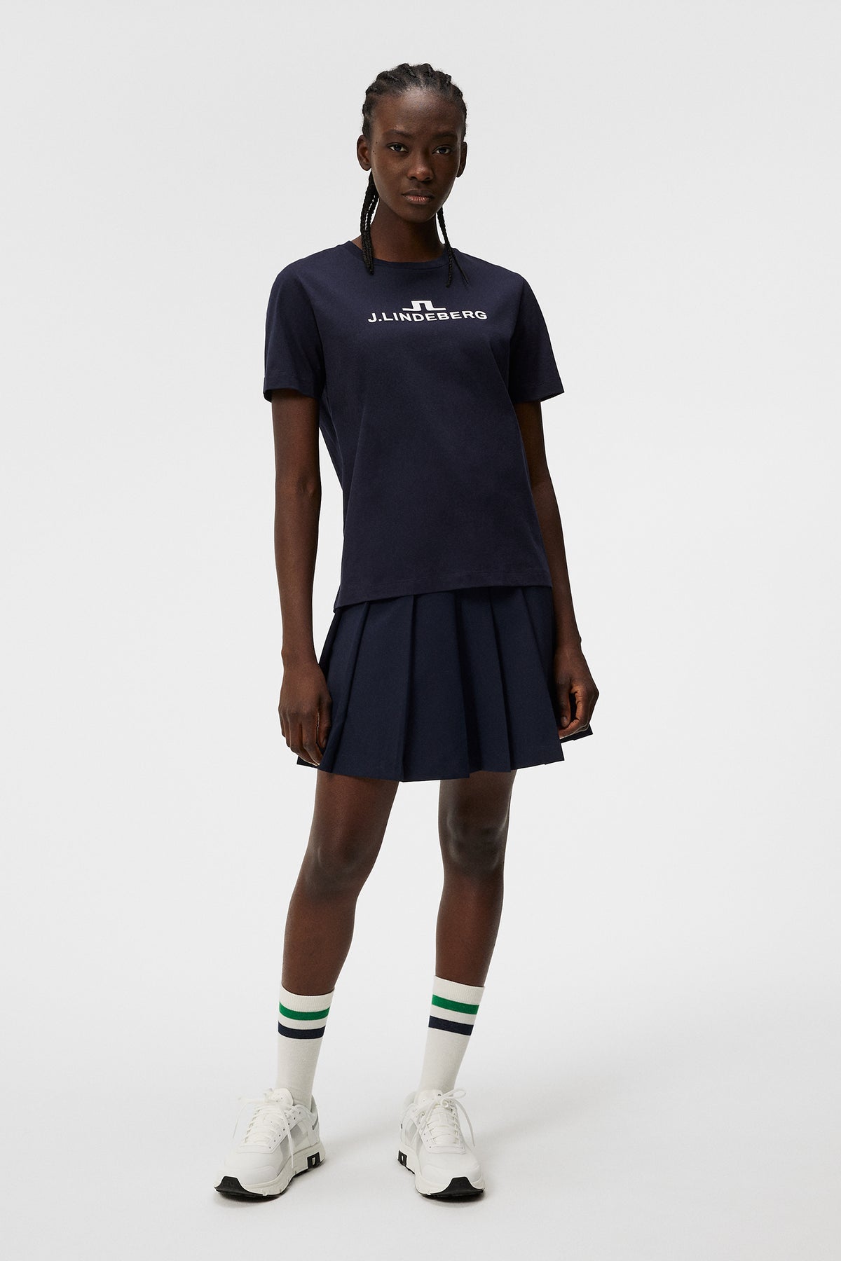 Alpha T-shirt in JL Navy by J.Lindeberg