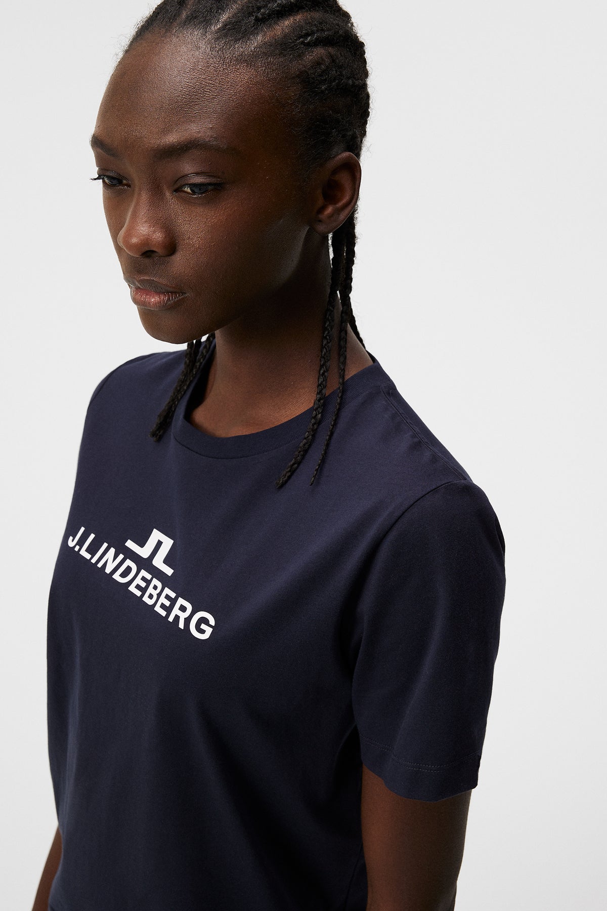 Alpha T-shirt in JL Navy by J.Lindeberg