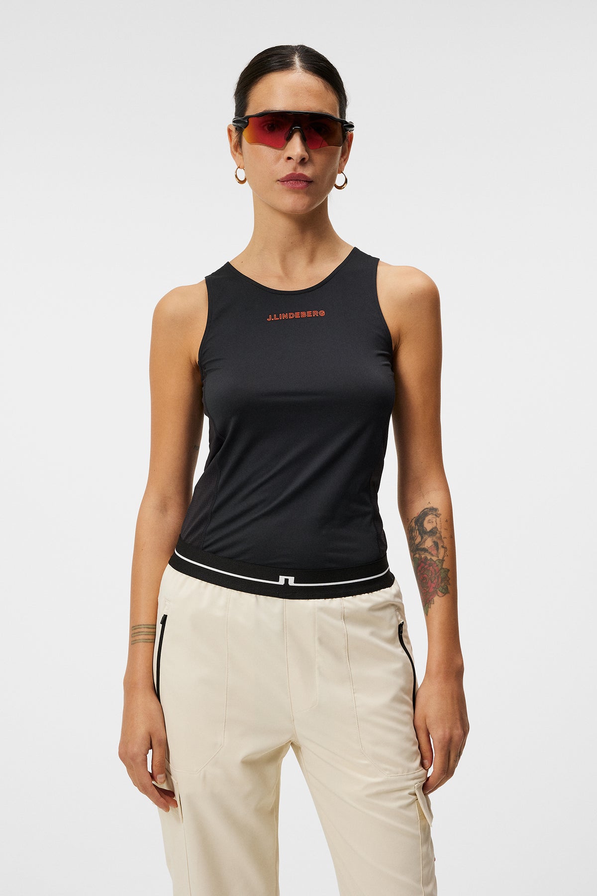 Tanice Top in Black by J.Lindeberg