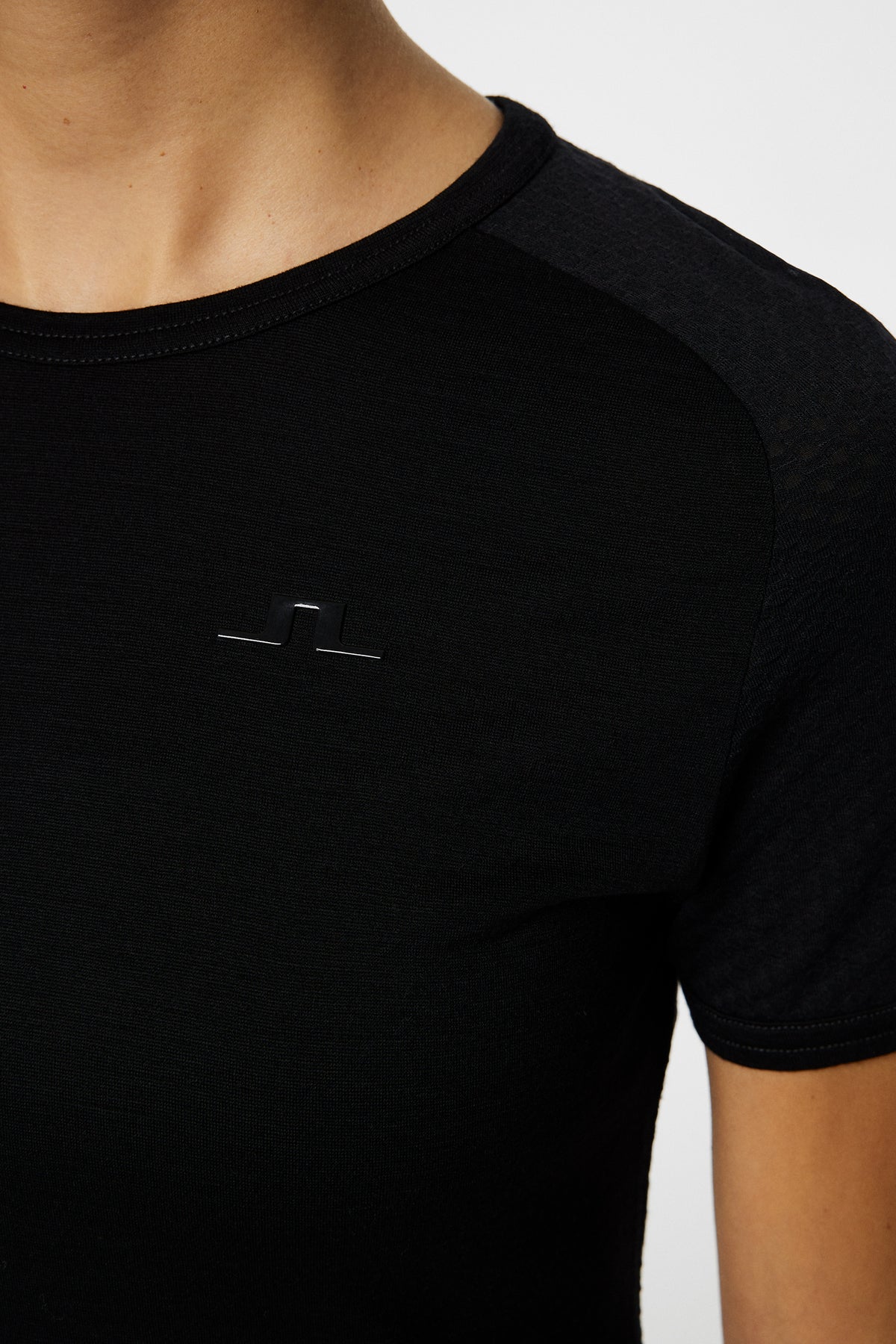 Bella Wool T-shirt in Black by J.Lindeberg
