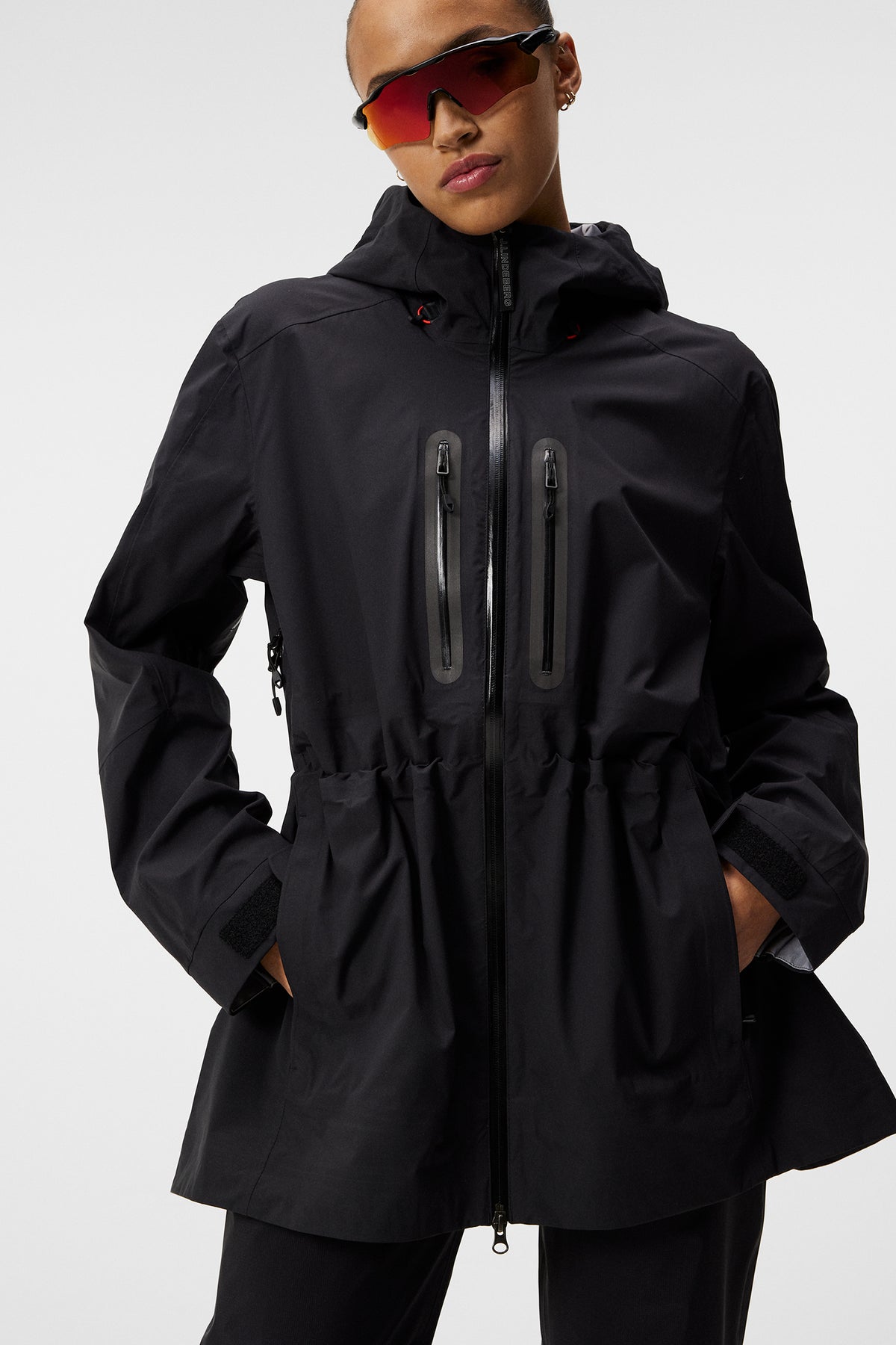 Nikola Utility Jacket in Black by J.Lindeberg