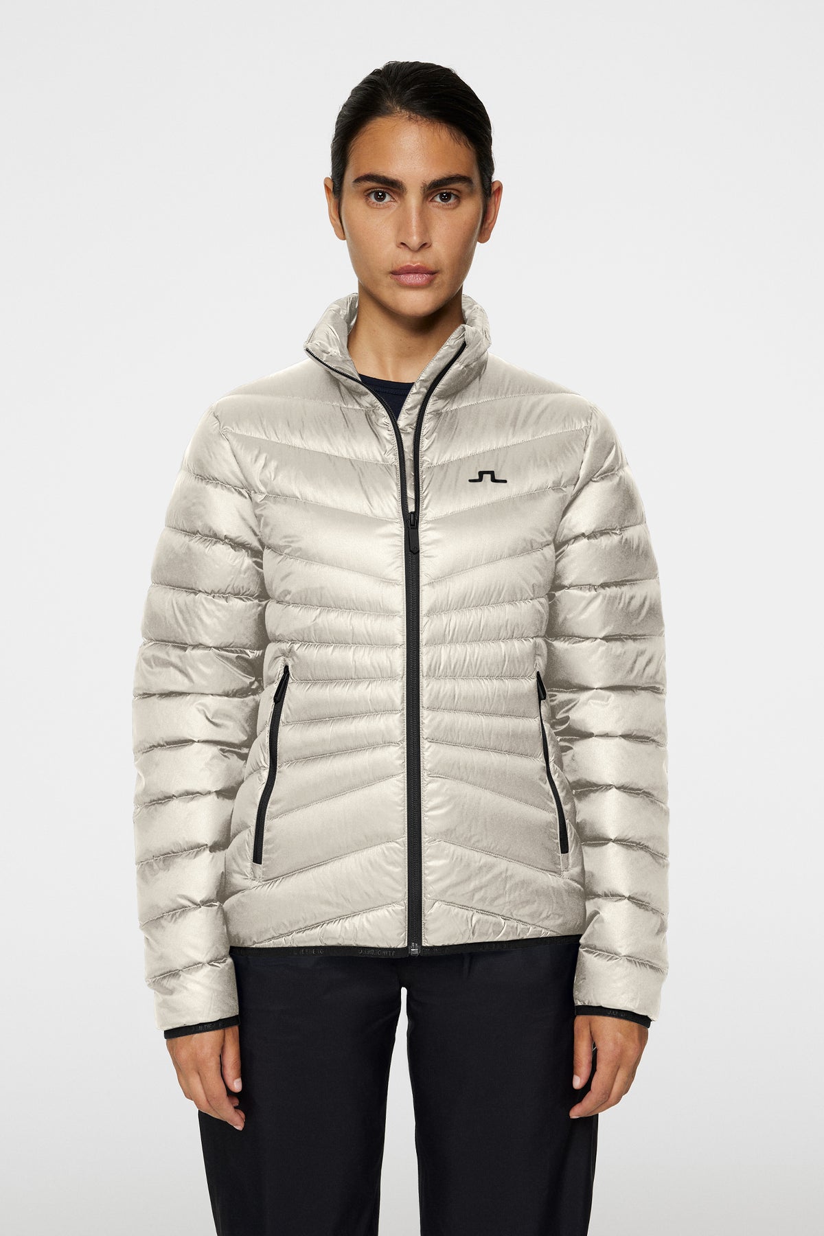 Lara Light Down Jacket in Moonbeam by J.Lindeberg