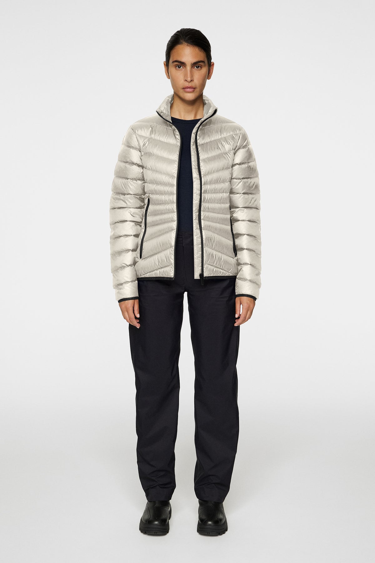 Lara Light Down Jacket in Moonbeam by J.Lindeberg