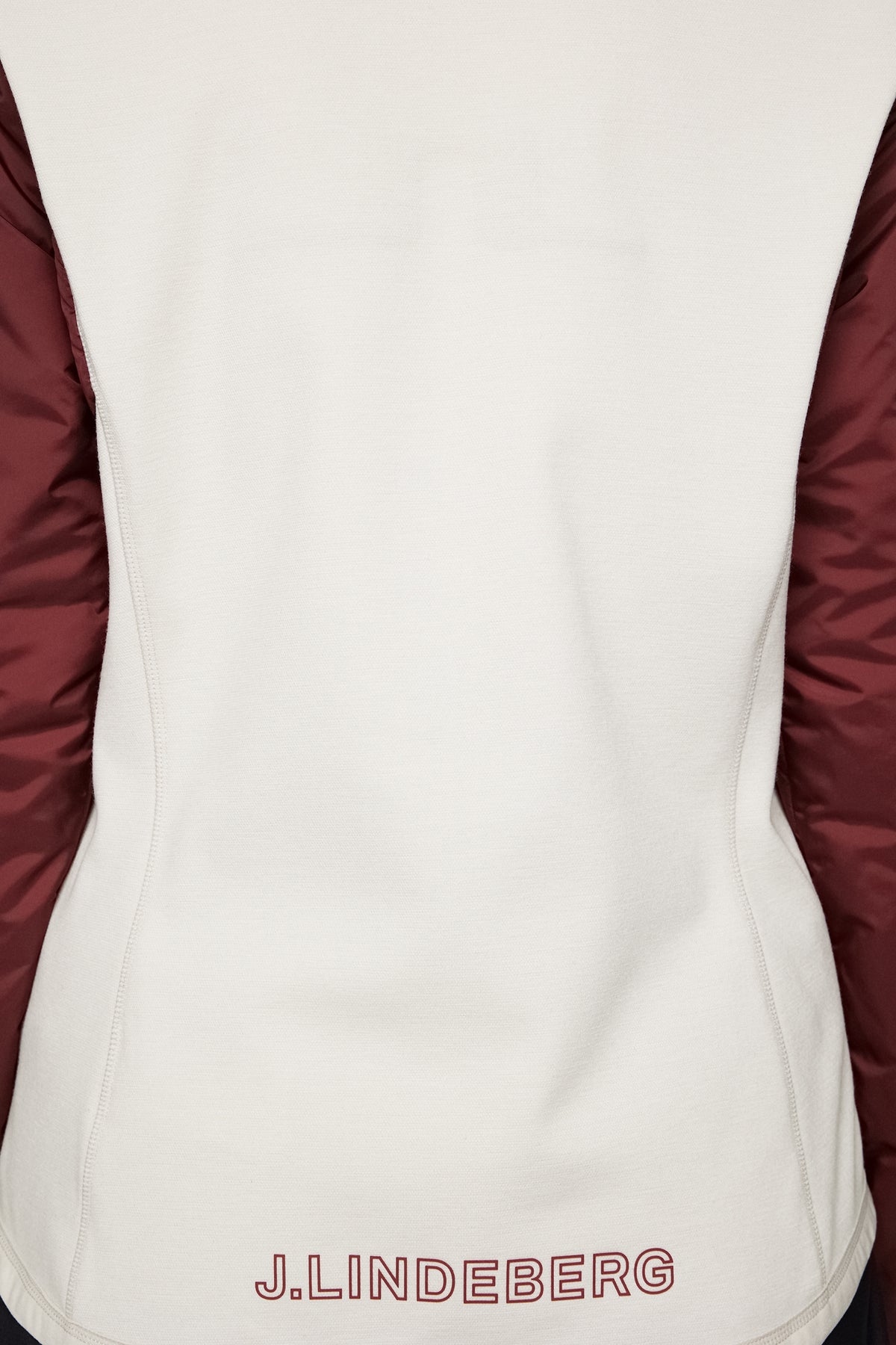 Shona Hybrid Jacket in Cabernet by J.Lindeberg