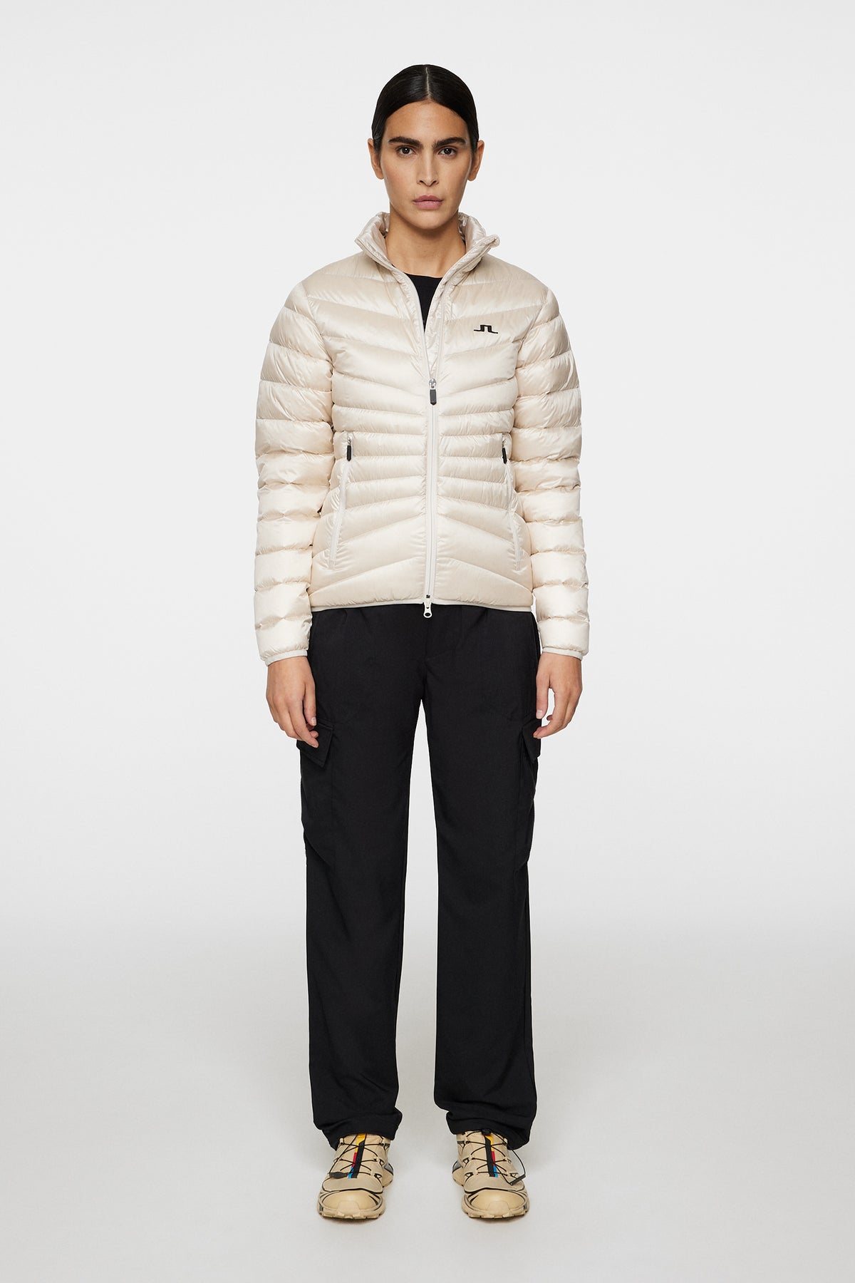 Lara Light Down Jacket in Moonbeam by J.Lindeberg