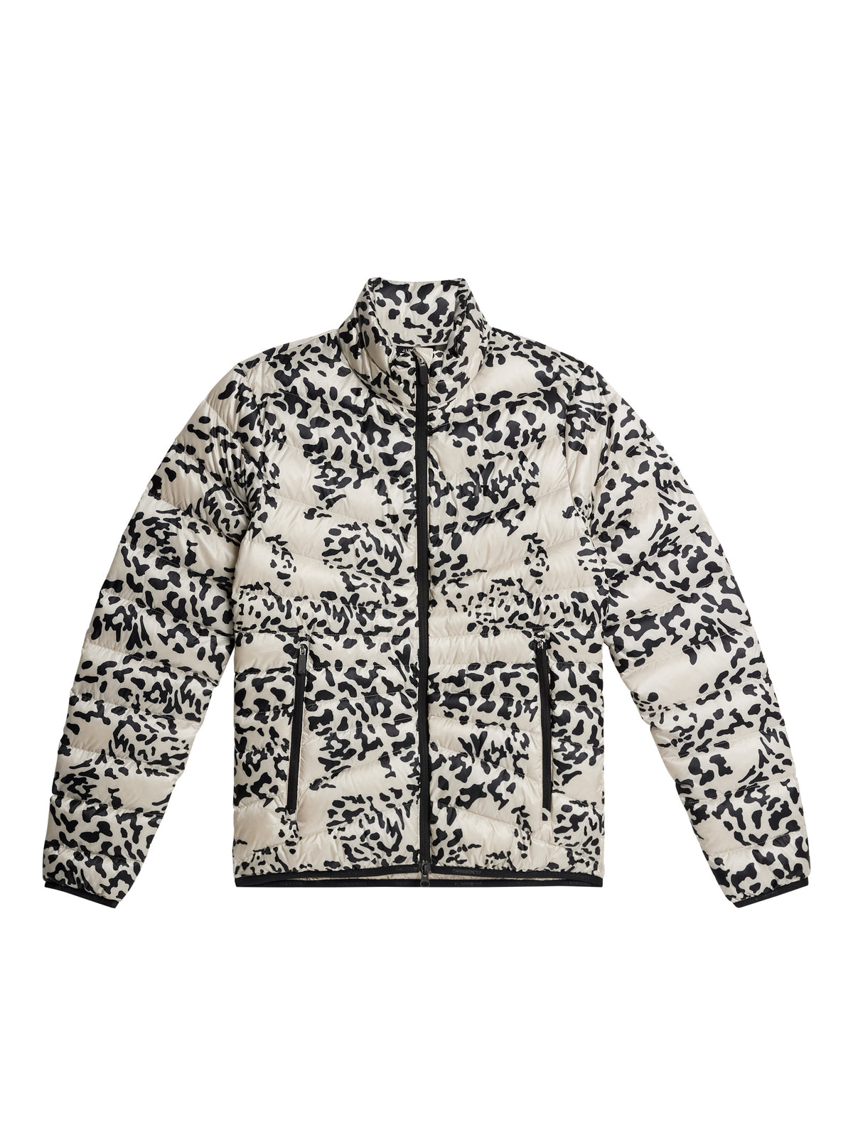 Lara Light Down Jacket Print in Snake Rock Moonbeam M by J.Lindeberg