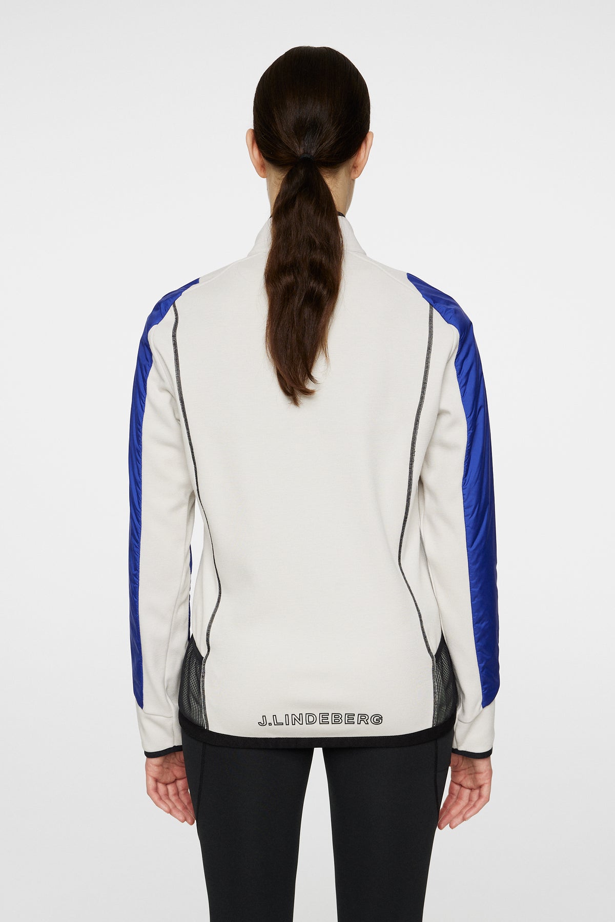 Sanaa Hybrid Jacket in Moonbeam Melange by J.Lindeberg