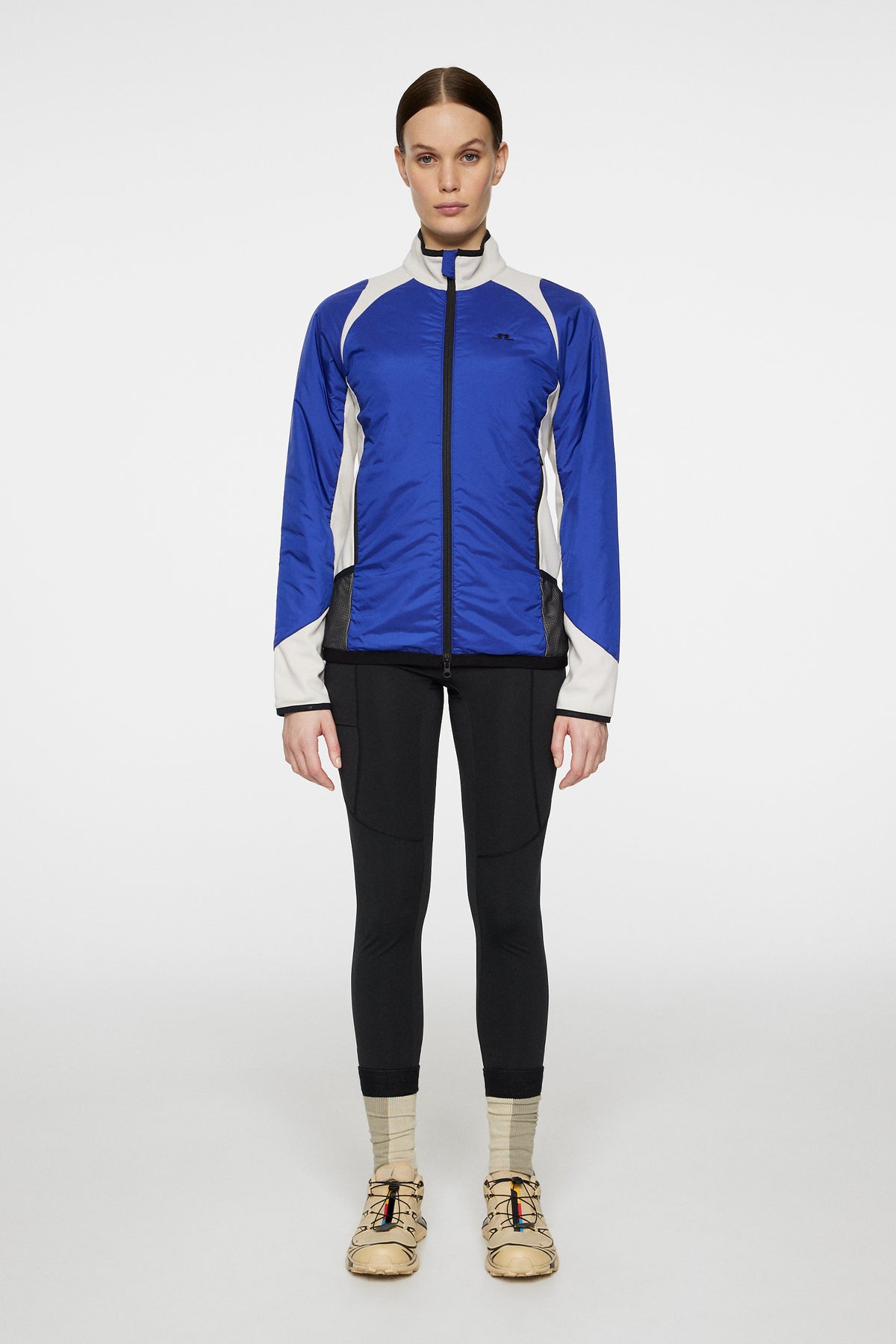 Sanaa Hybrid Jacket in Moonbeam Melange by J.Lindeberg