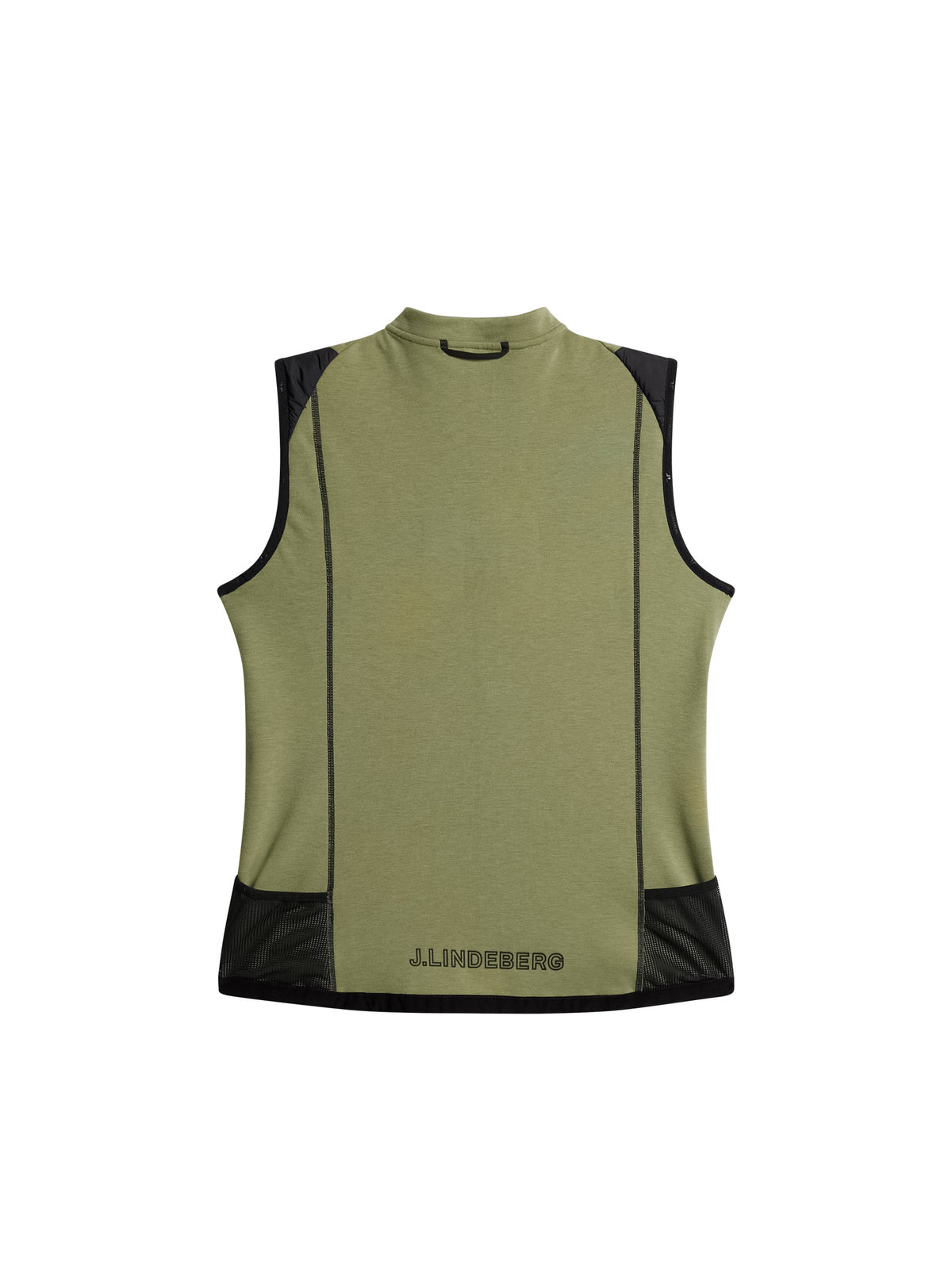 Sanaa Hybrid Vest in Oil Green by J.Lindeberg