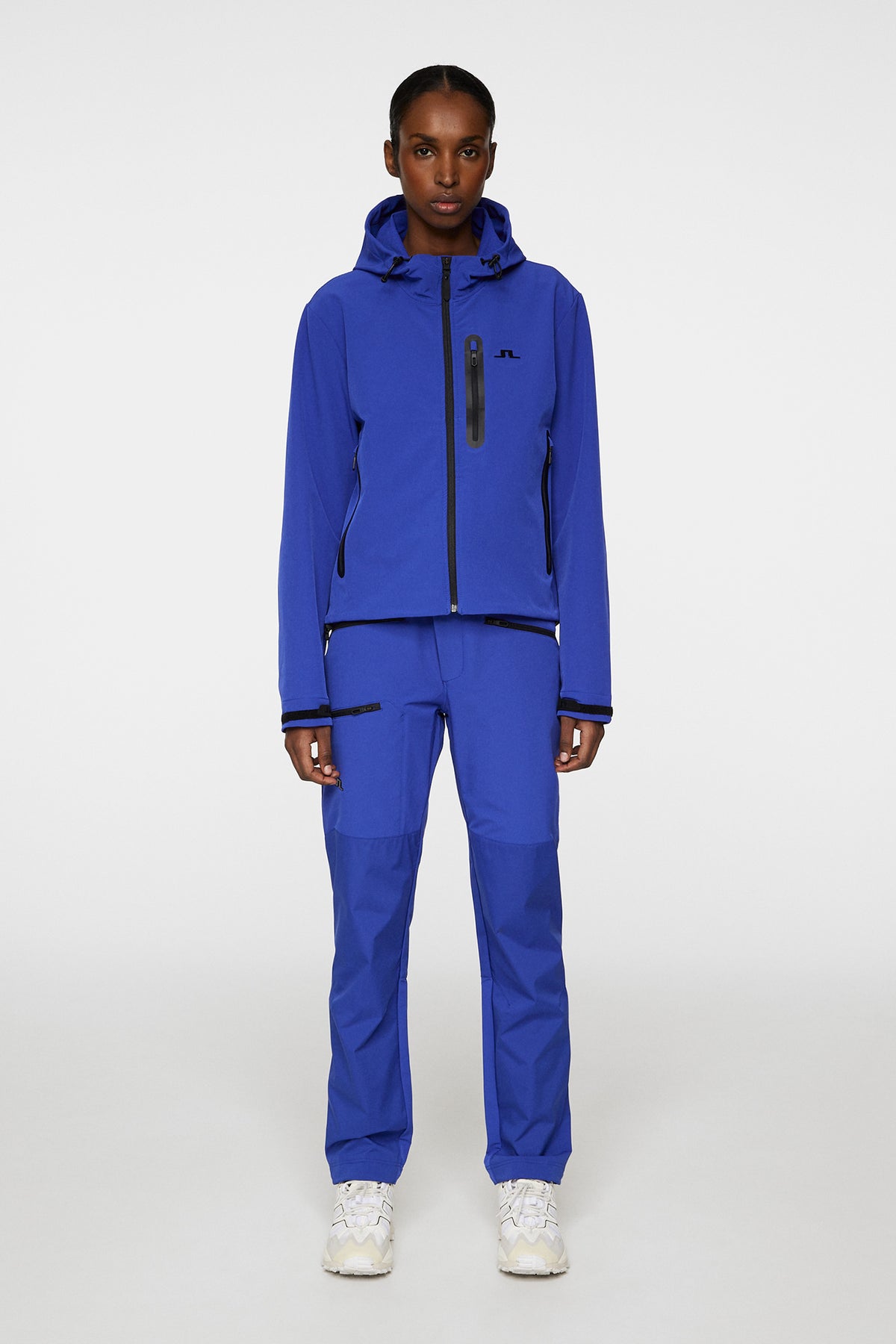 Camila Cropped Softshell Jkt in Clematis Blue by J.Lindeberg
