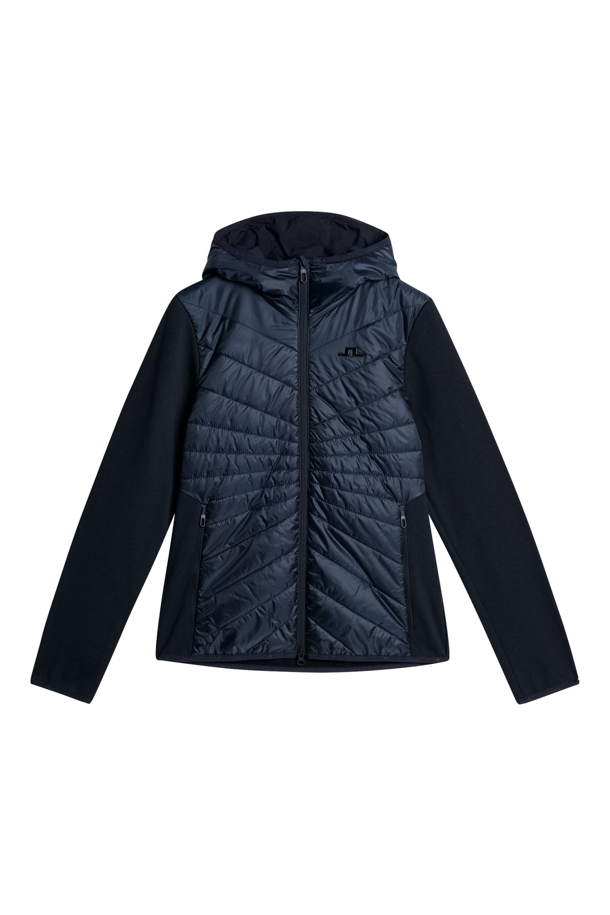 Gemma Hybrid Hood in JL Navy by J.Lindeberg