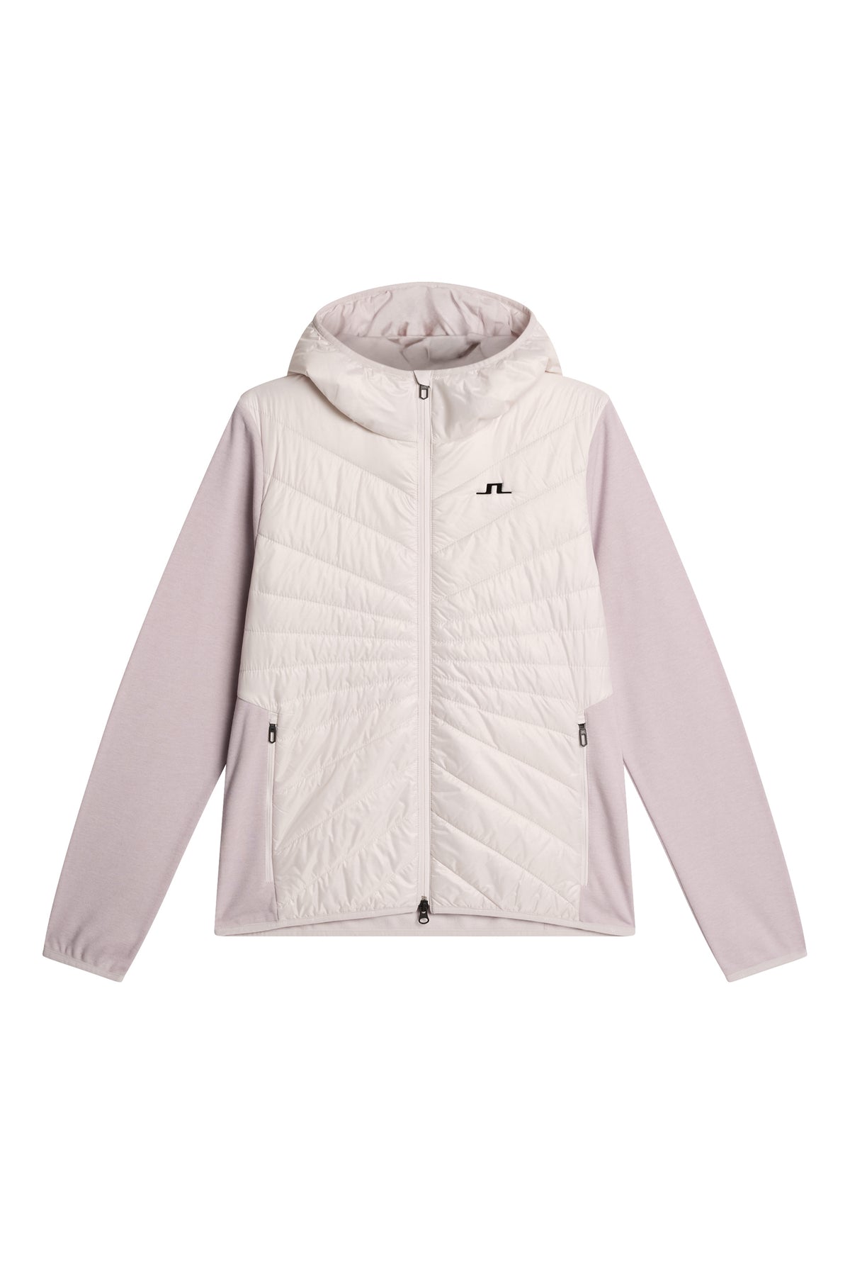 Gemma Hybrid Hood in Grey Lilac by J.Lindeberg