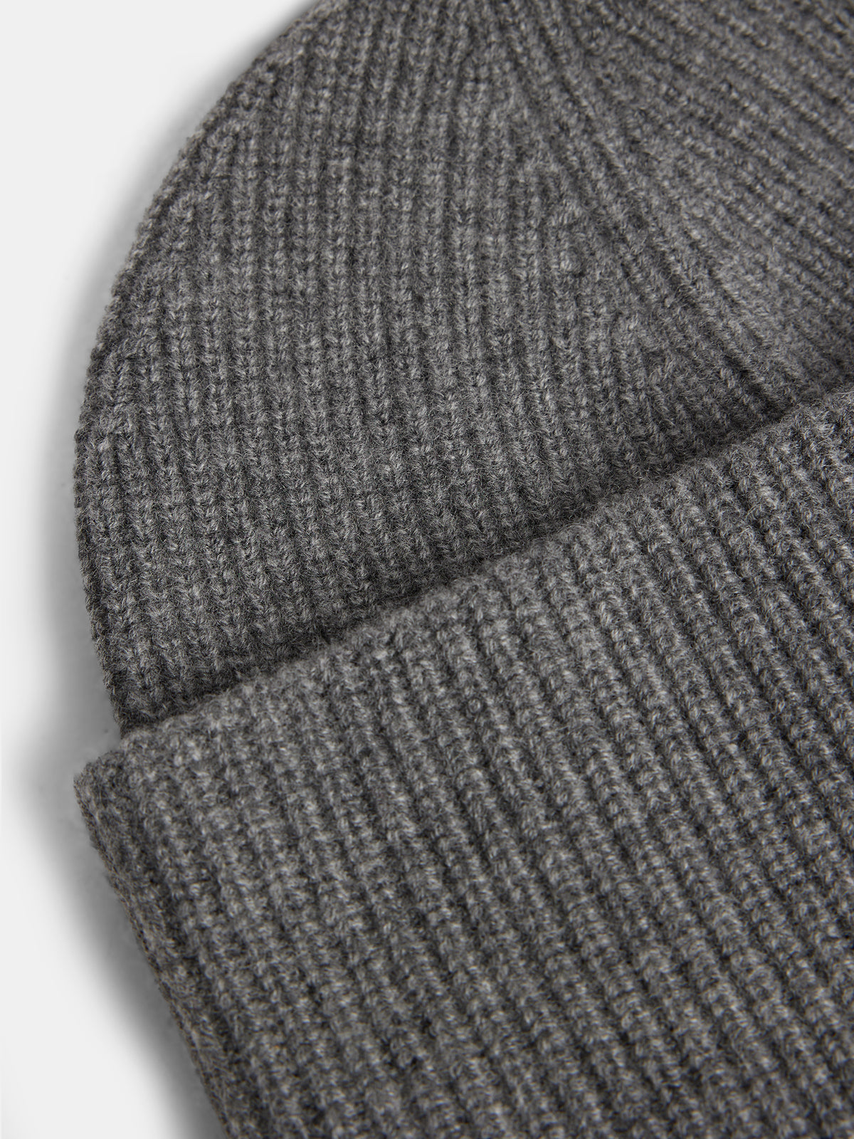 Monti Cashmere Blend Beanie in Mid Grey Melange by J.Lindeberg