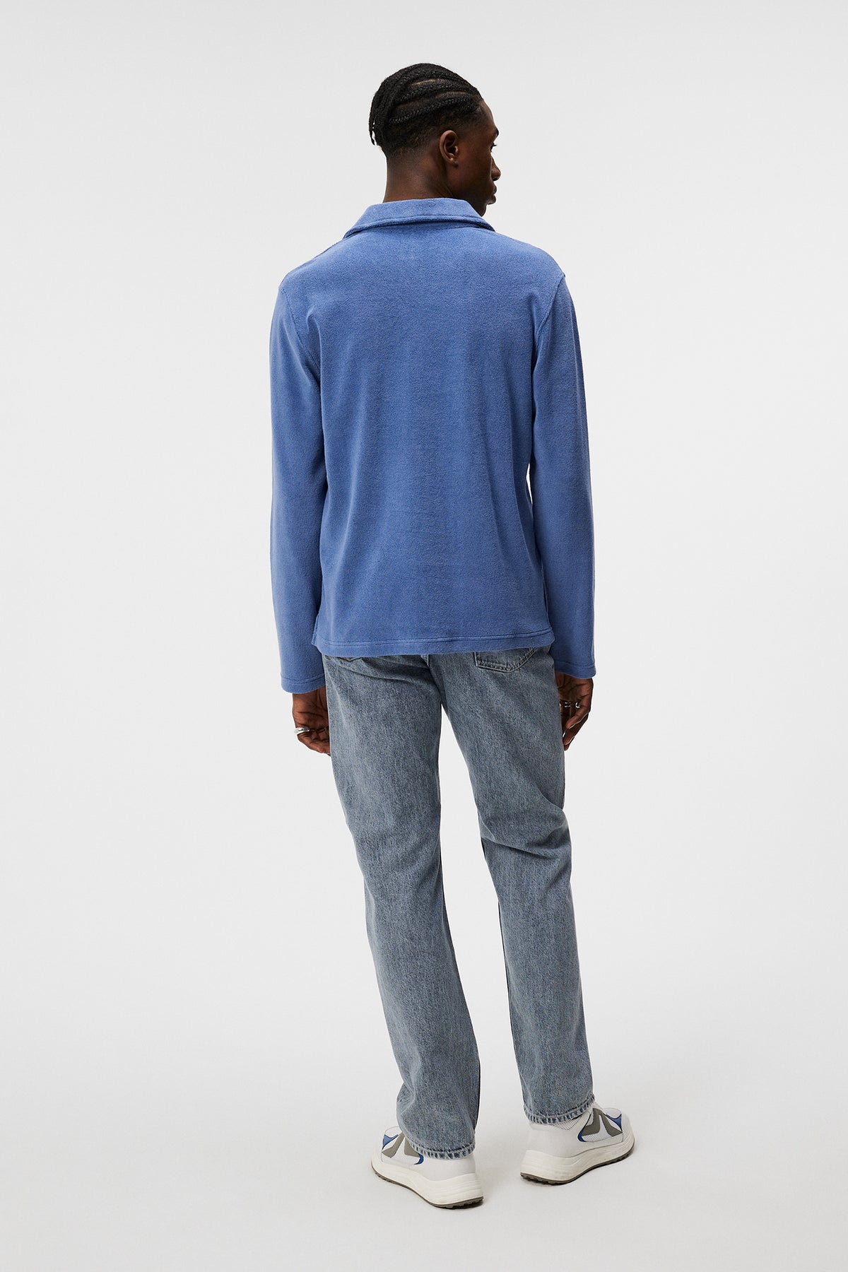 Thomas Terry Shirt in Bijou Blue by J.Lindeberg