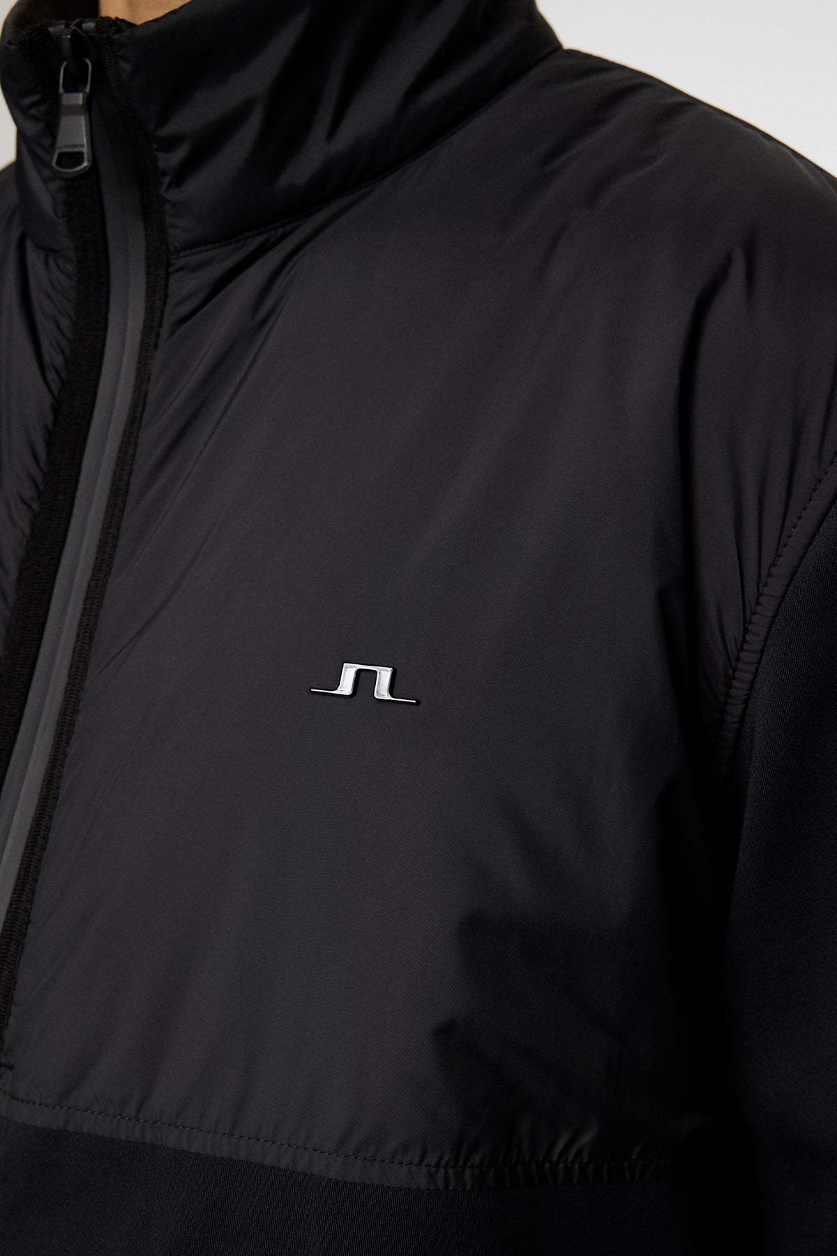 Dalin Hybrid Jacket in Black by J.Lindeberg