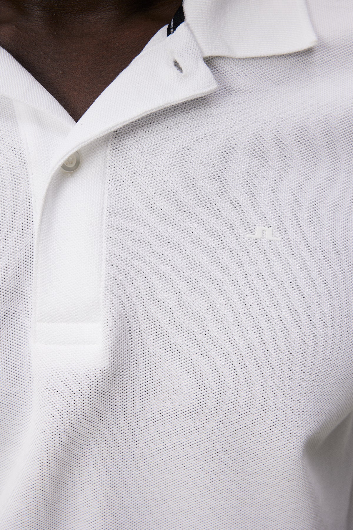 Troy Pique Polo Shirt in White by J.Lindeberg