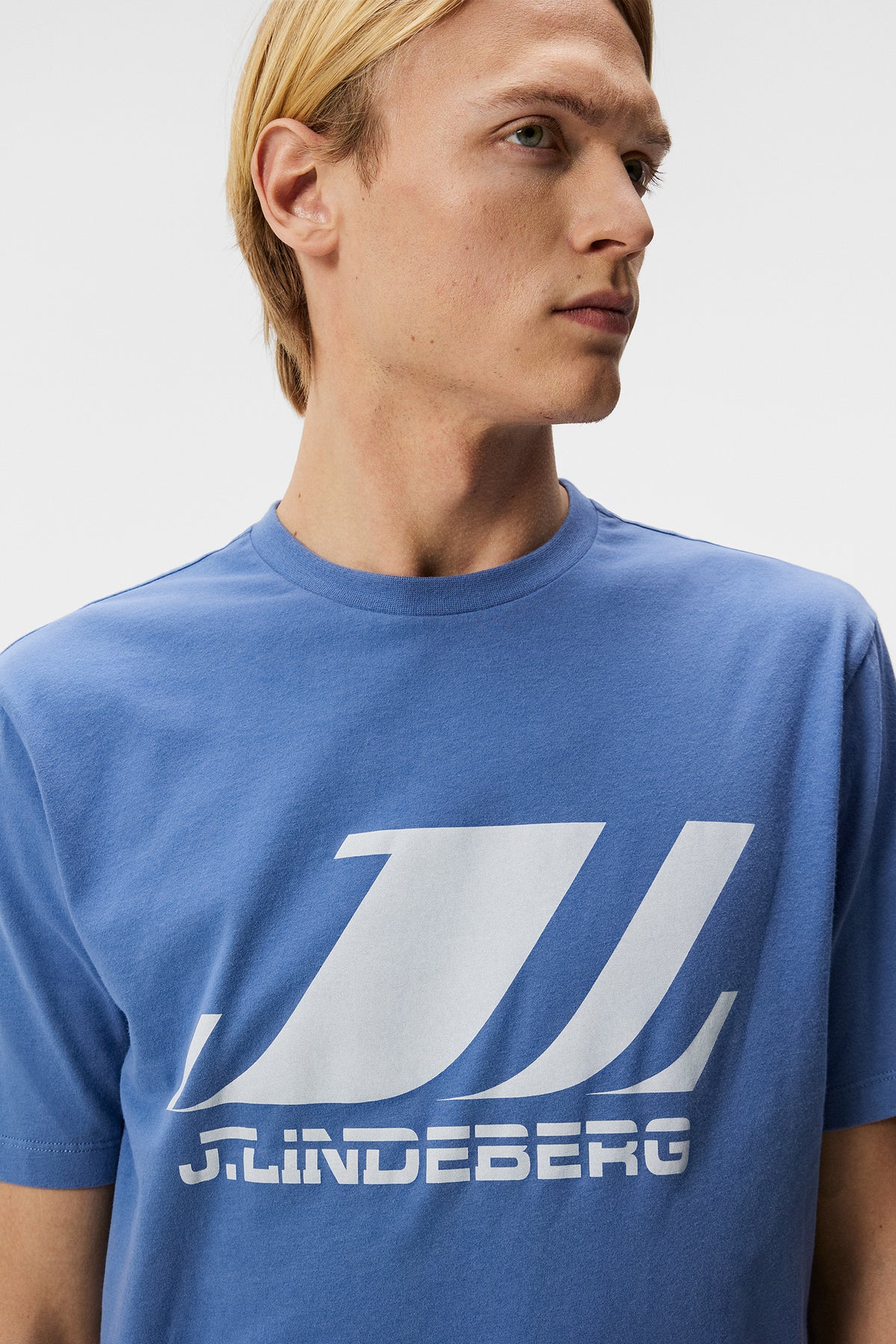Parcy Logo Tee in Bijou Blue by J.Lindeberg