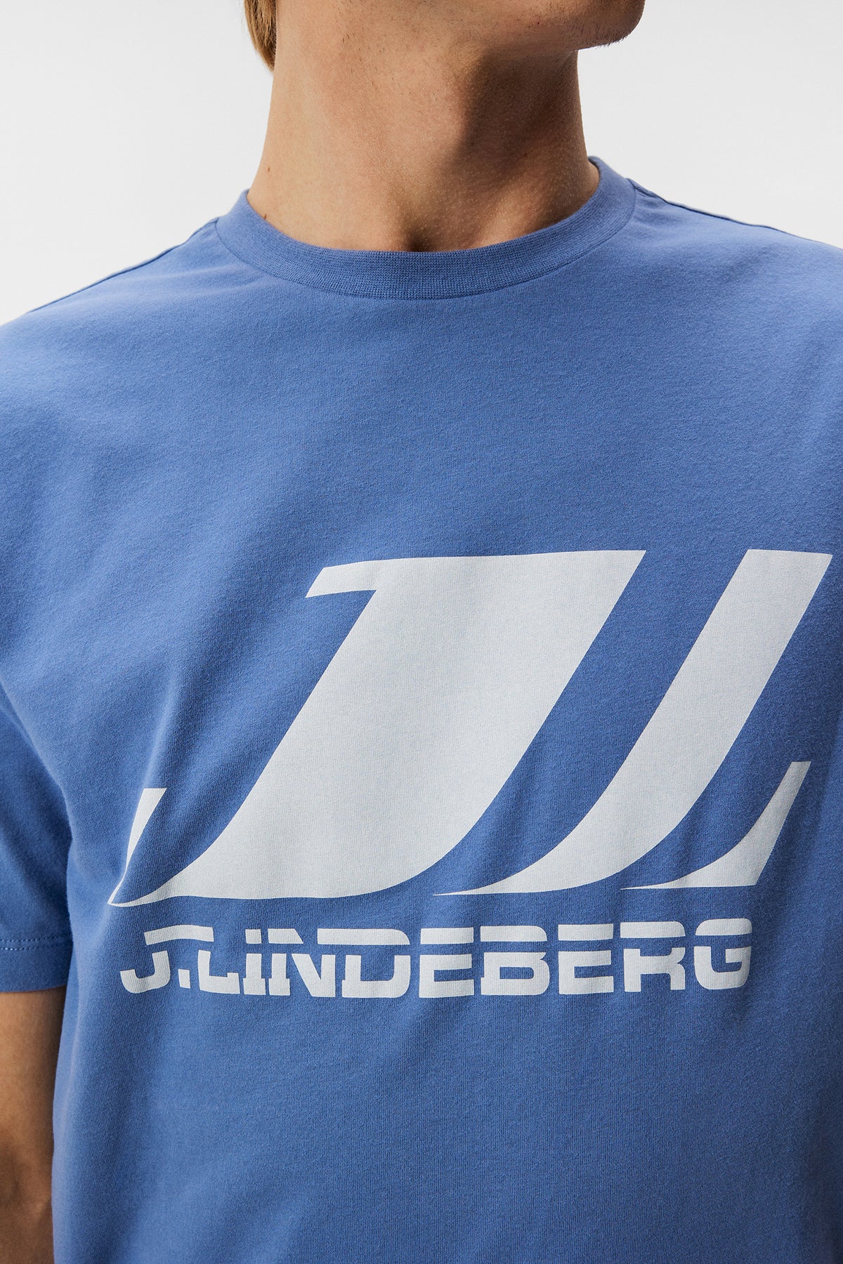 Parcy Logo Tee in Bijou Blue by J.Lindeberg