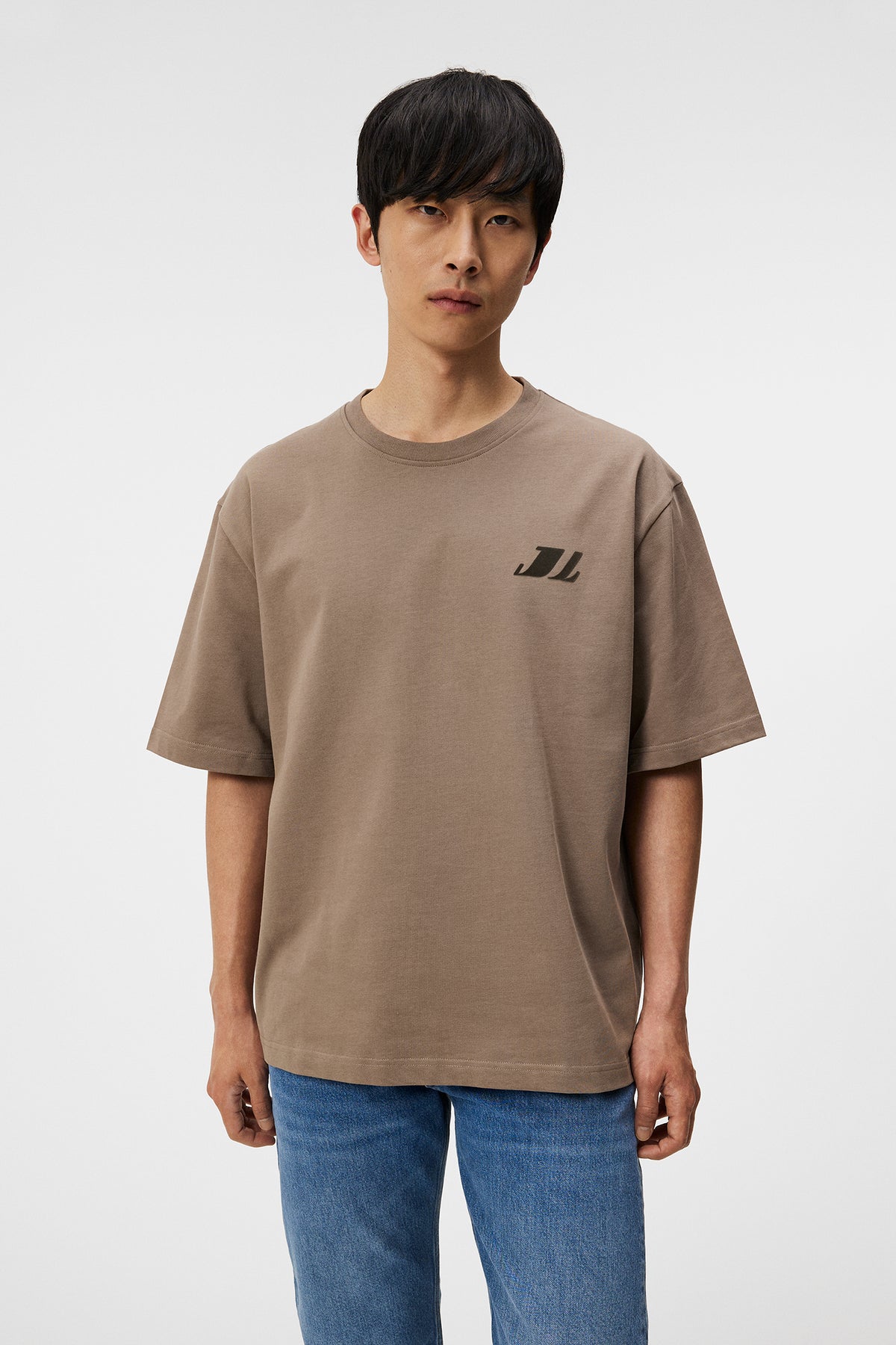 Cameron Loose Tee in Walnut by J.Lindeberg