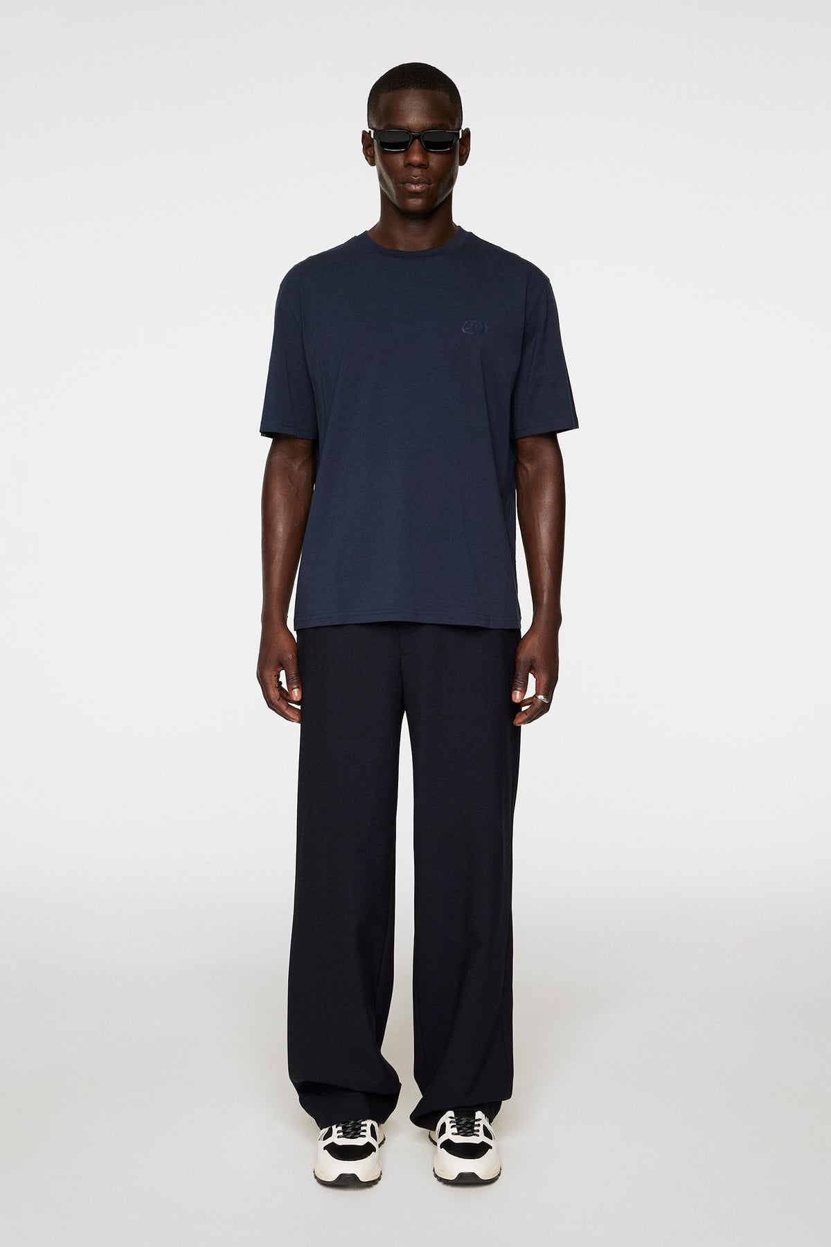 Hale Logo T-Shirt in JL Navy by J.Lindeberg