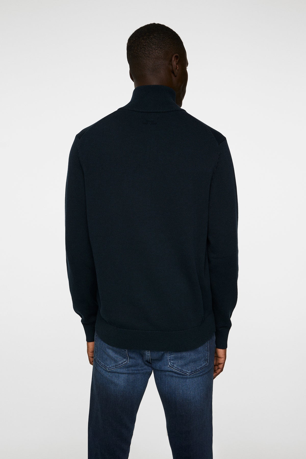 Alexis Full Zip Cardigan in JL Navy by J.Lindeberg