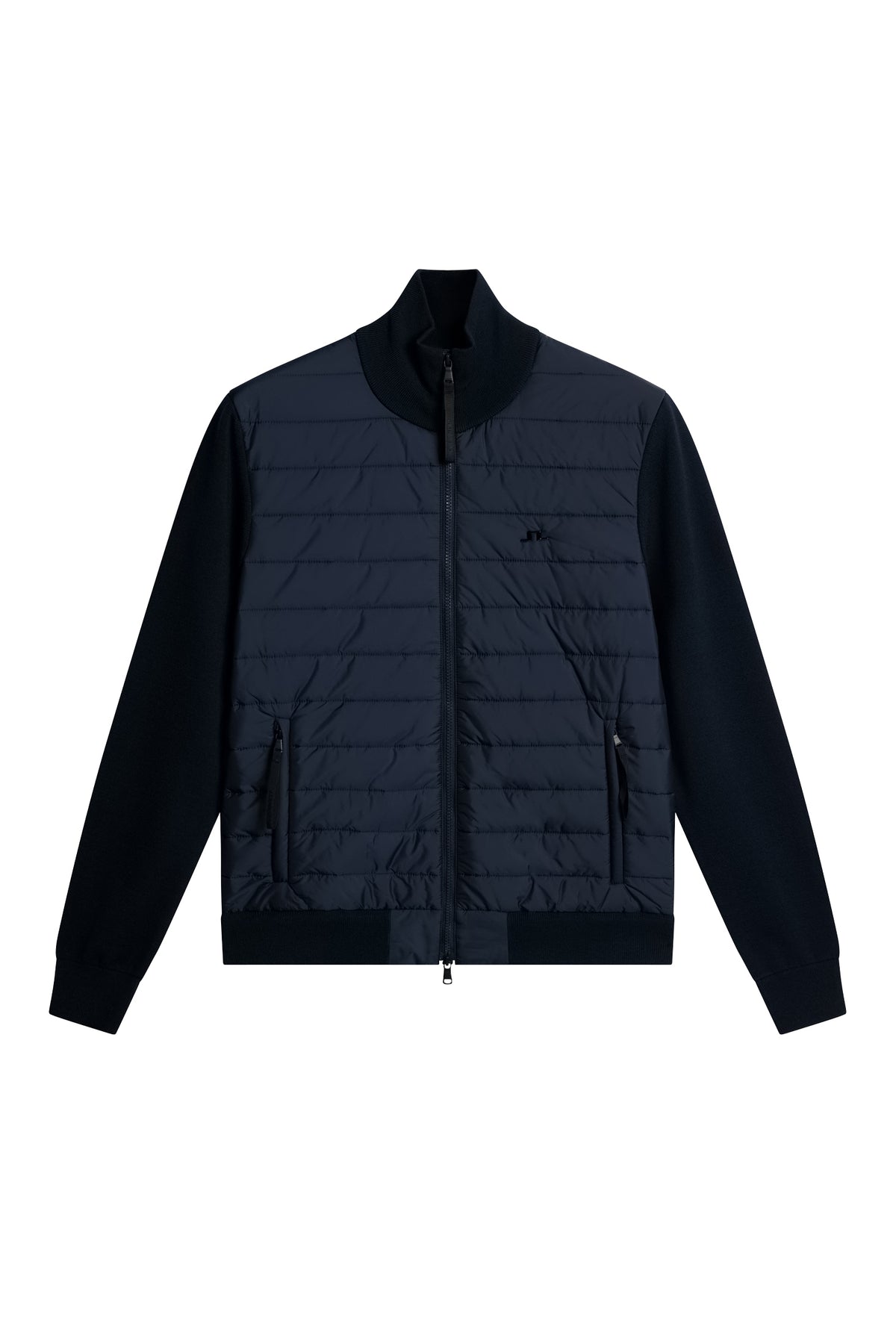 Bodie Knitted Hybrid Jacket in JL Navy by J.Lindeberg