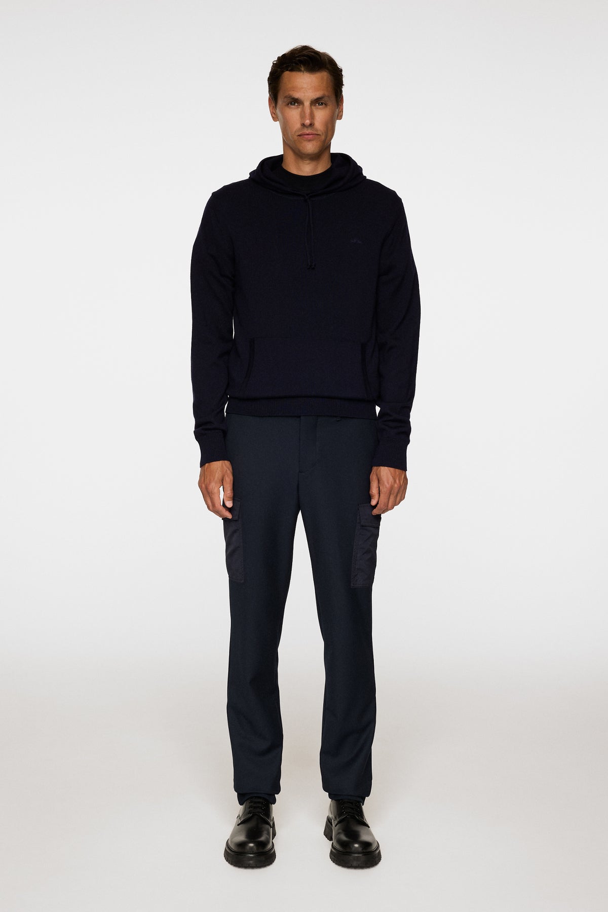 Karl Merino Hoodie in JL Navy by J.Lindeberg
