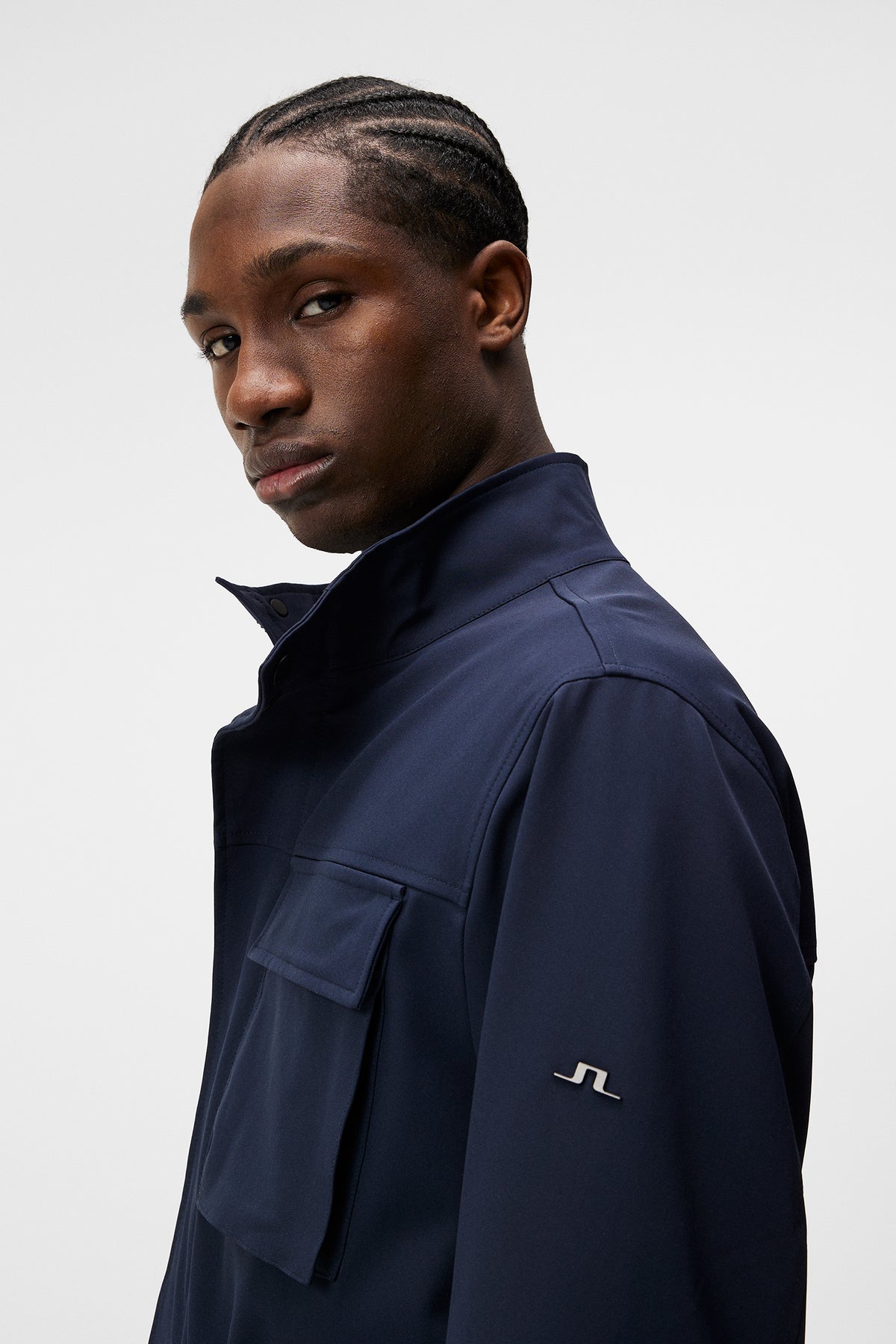 Ripley 4-Way Stretch Jkt in JL Navy by J.Lindeberg